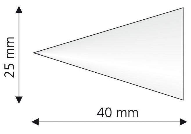 Liedeco Gardinenstangen-Endstück »Cone«, (Set, 2 St.), für Gardinenstangen Ø 16 mm