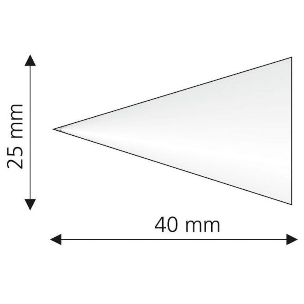 Liedeco Gardinenstangen-Endstück »Cone«, (Set, 2 St.)