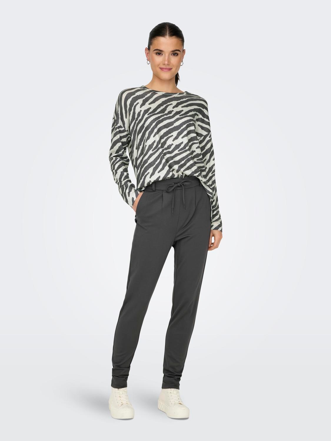 ONLY Jogger Pants »ONLPOPTRASH LIFE EASY COL PANT PNT NOOS«, bequeme Form mit elastischem Bund und Kordelzug