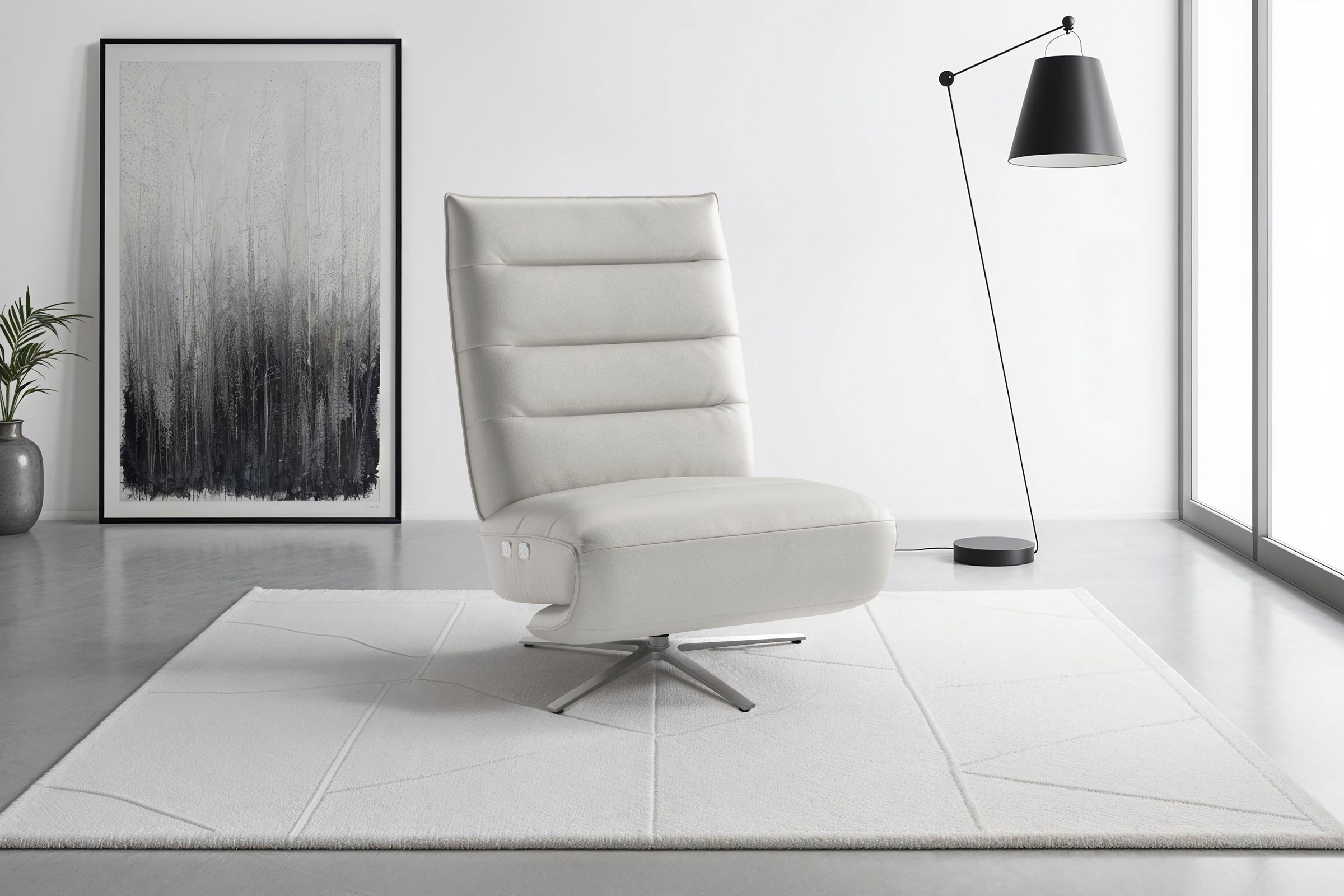 sit&more TV-Sessel "Eve" mit Herz-Waage und 2 Motoren, Bedienfelder im Sitz
