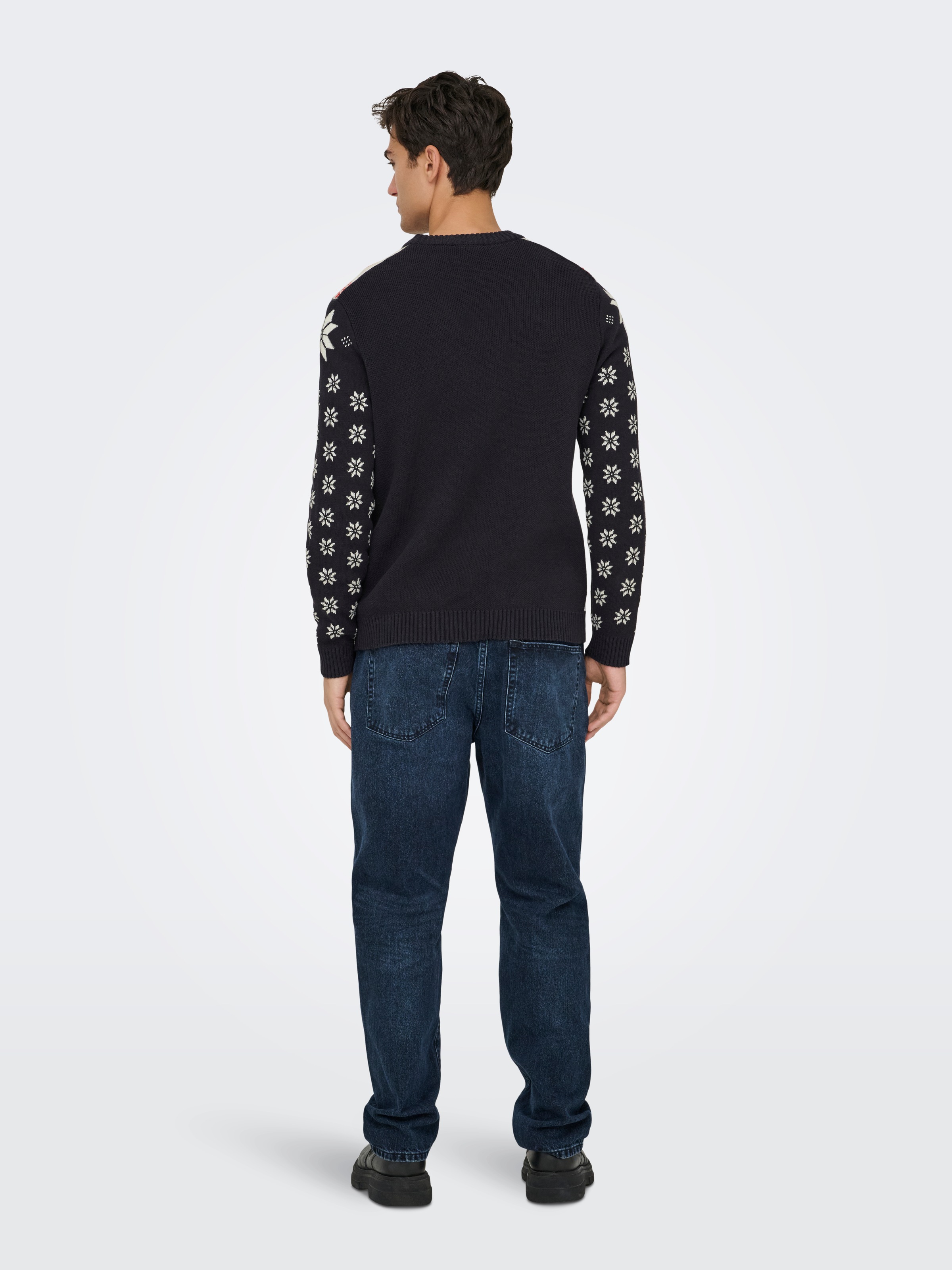 ONLY & SONS Rundhalspullover »ONSX-MAX REG CREW KNIT«