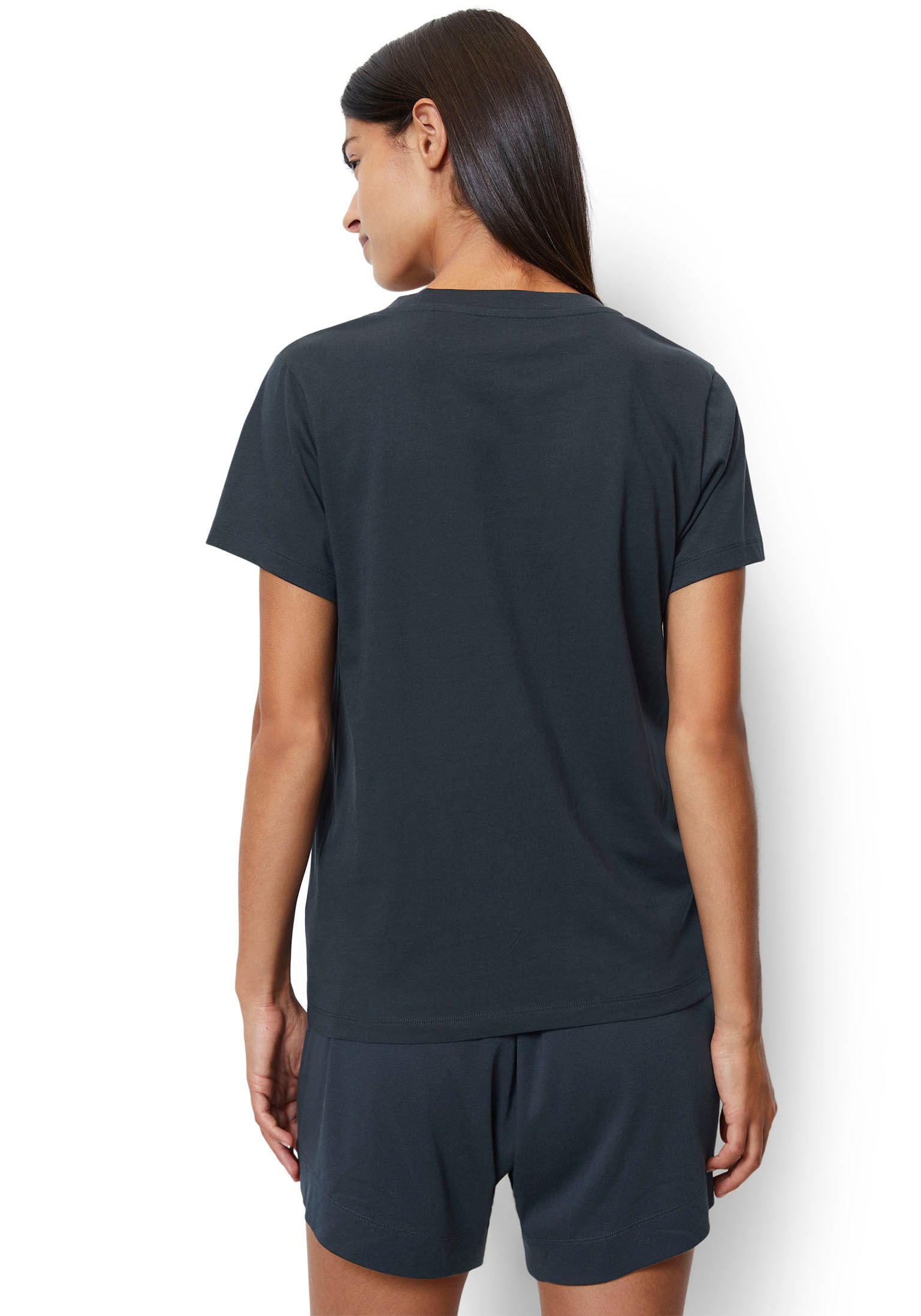 Marc O'Polo Unterziehshirt »Mix & Match Cotton-Woven«, mit Logoprint auf der Brust
