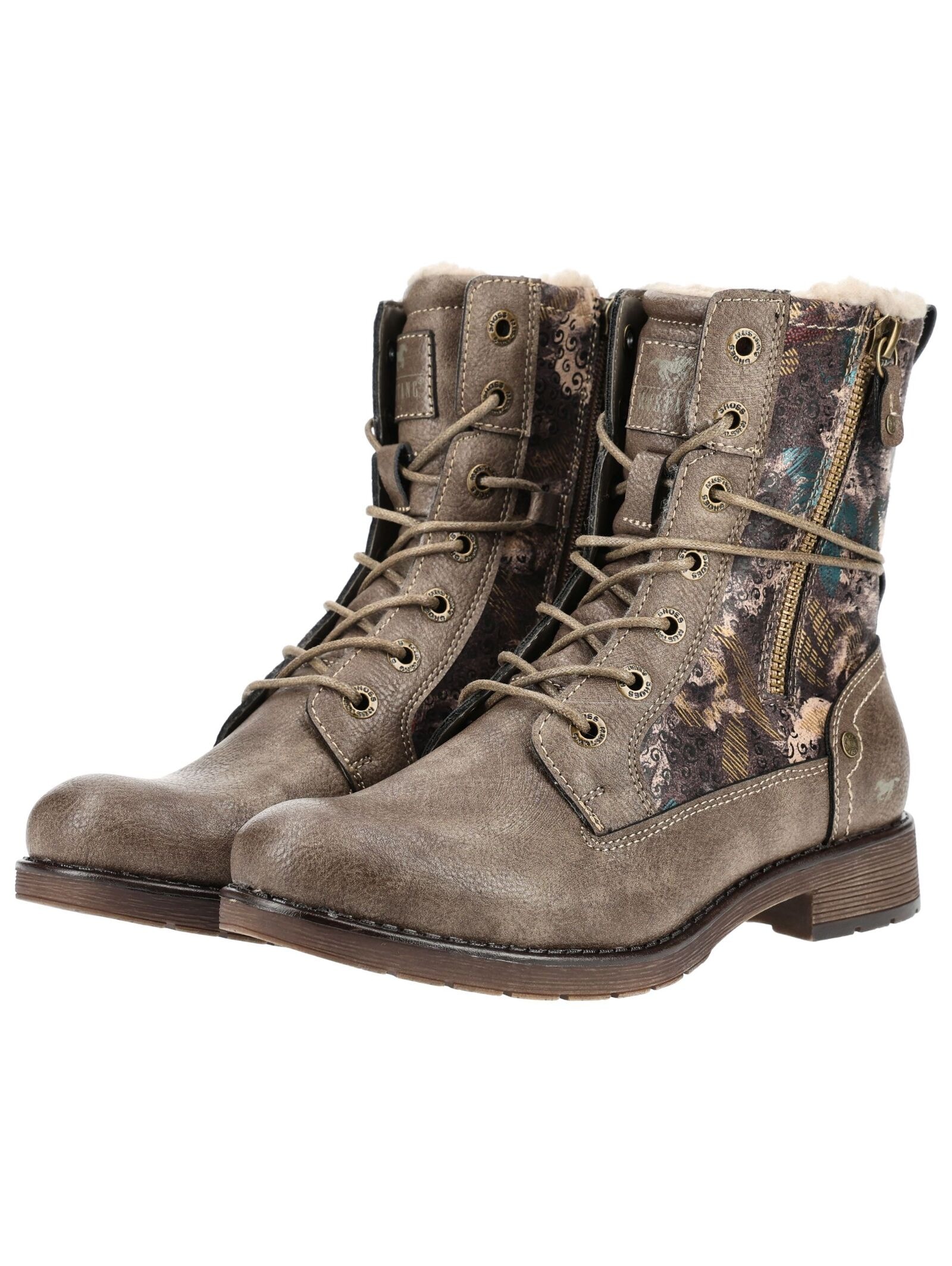 Mustang Shoes Schnürstiefelette »Mustang Shoes Stiefelette Lederimitat«