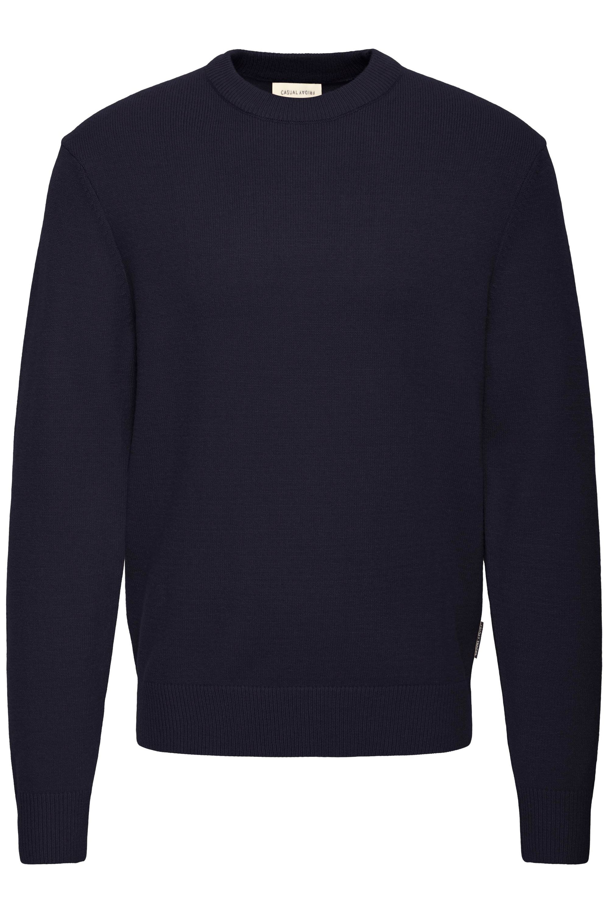 Casual Friday Strickfleece-Pullover "Strickpullover CFANDRO" günstig online kaufen