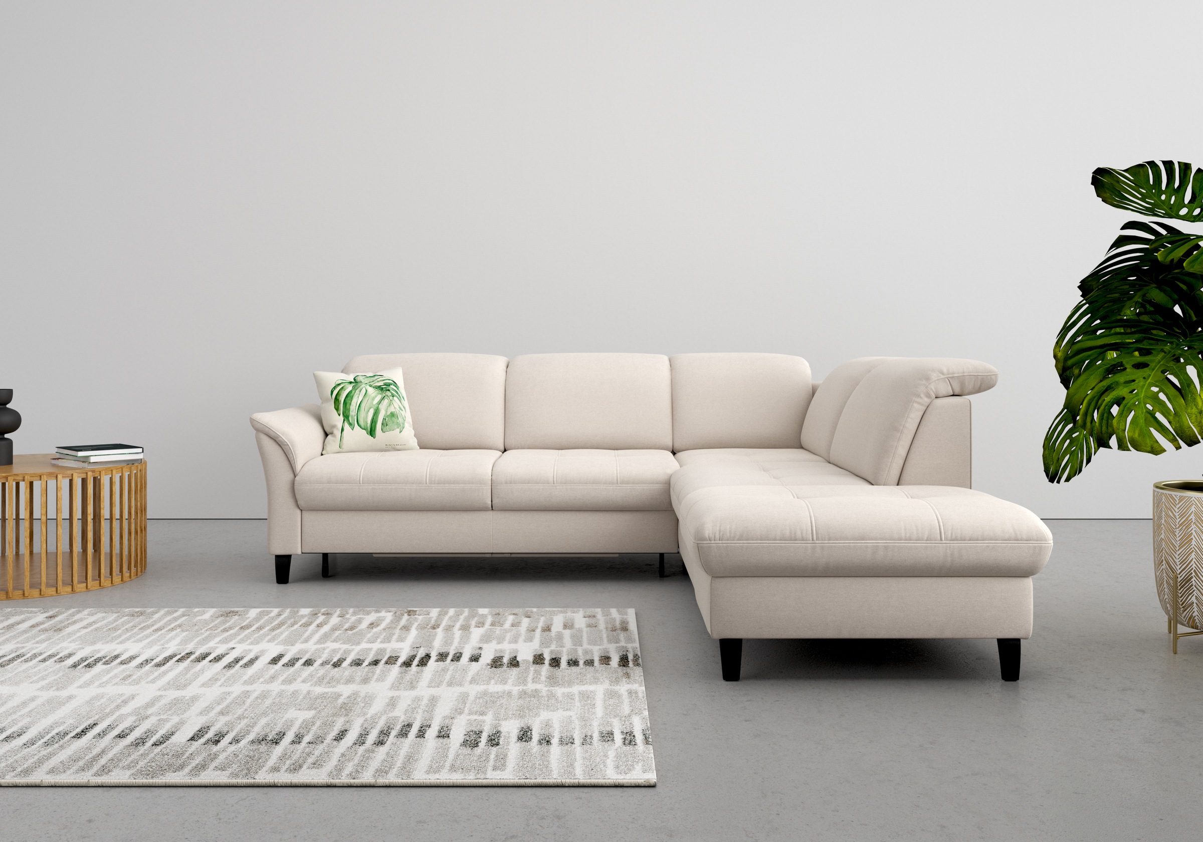 Thumbnail - sit&more Ecksofa "Maggiore L-Form" wahlweise mit Kopfteilverstellung, Bettfunktion und Stauraum