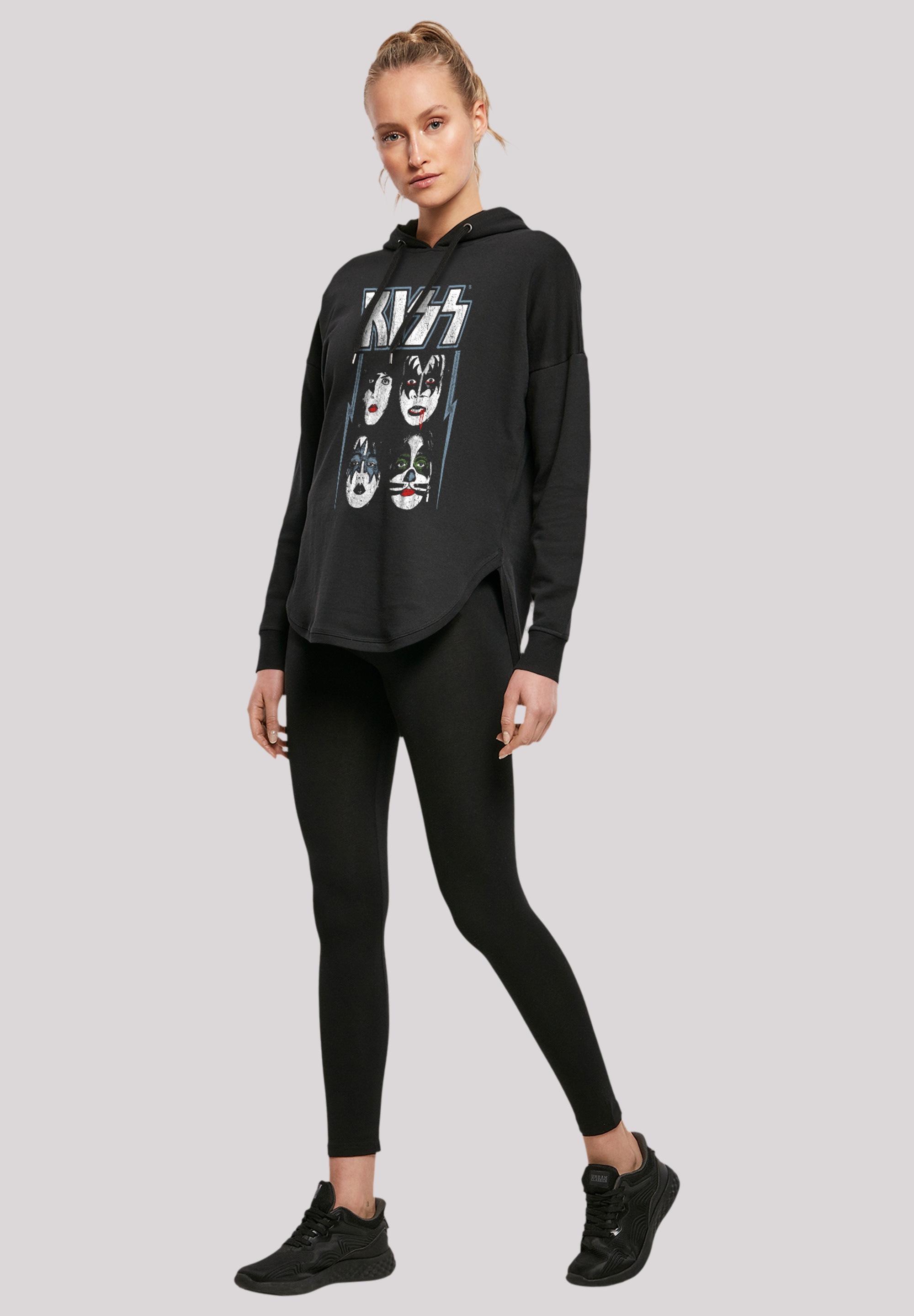 F4NT4STIC Sweatshirt »Kiss Rock Music Band Made For Lovin' You«, Premium Qualität, Band, Logo