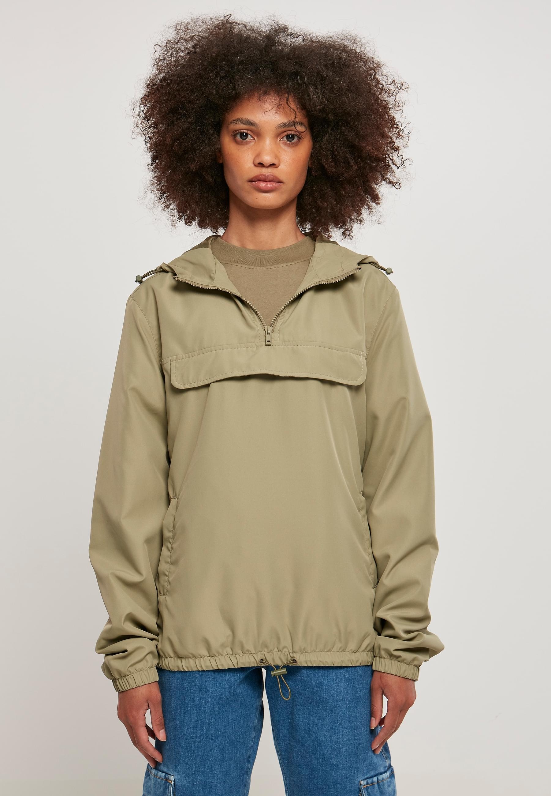 URBAN CLASSICS Allwetterjacke »Urban Classics Damen Ladies Recycled Basic Pull Over Jacket«, (1 St.), mit Kapuze