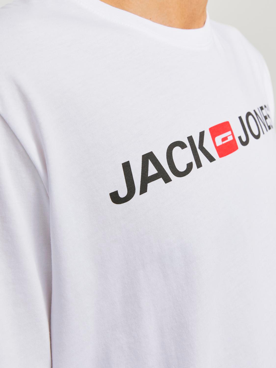 Jack & Jones Rundhalsshirt »JJECORP OLD LOGO TEE SS O-NECK NOOS«
