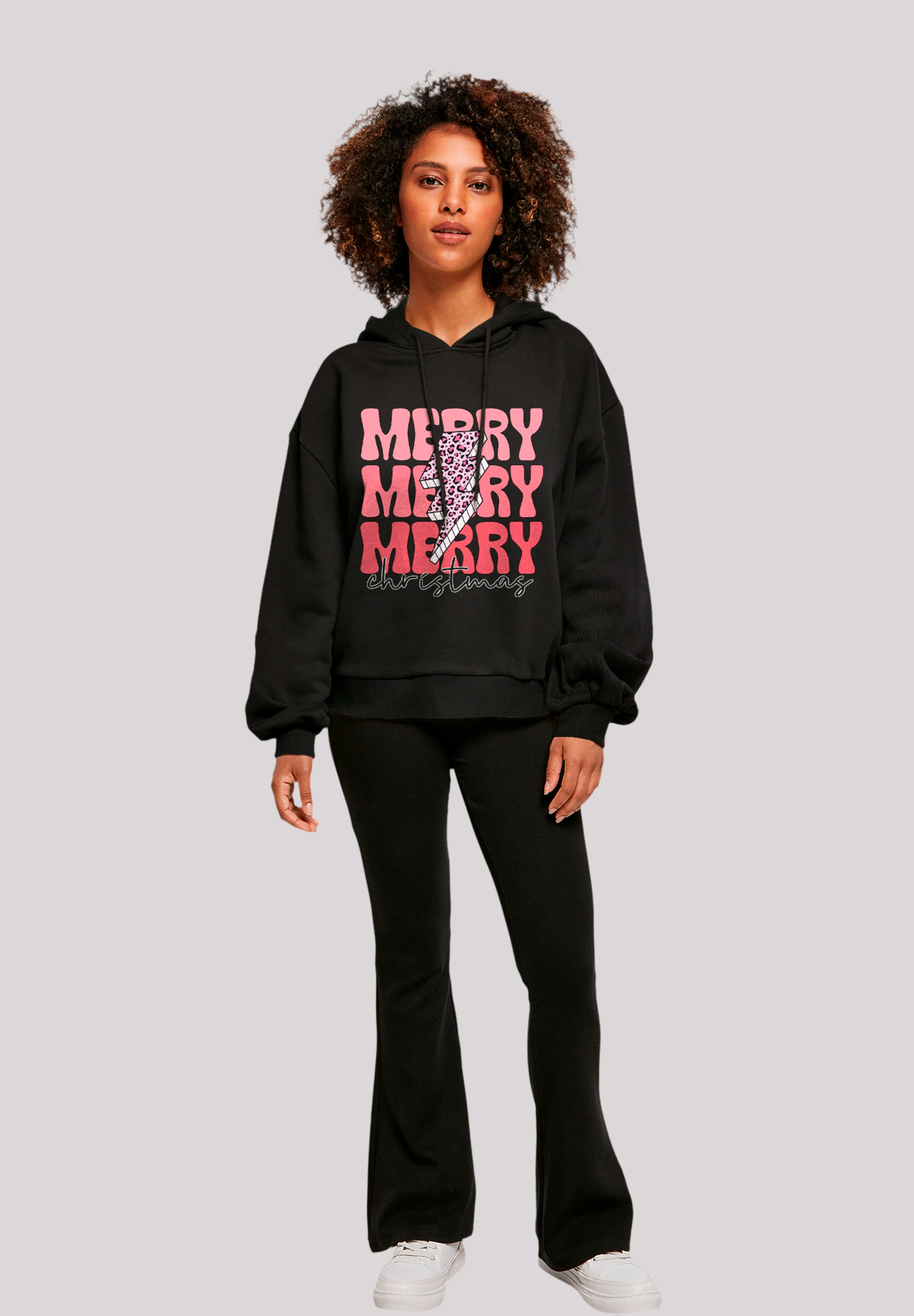 F4NT4STIC Kapuzenpullover »Merry Weihnachten Print Leo Print«, Premium Qualität, Christmas Collection