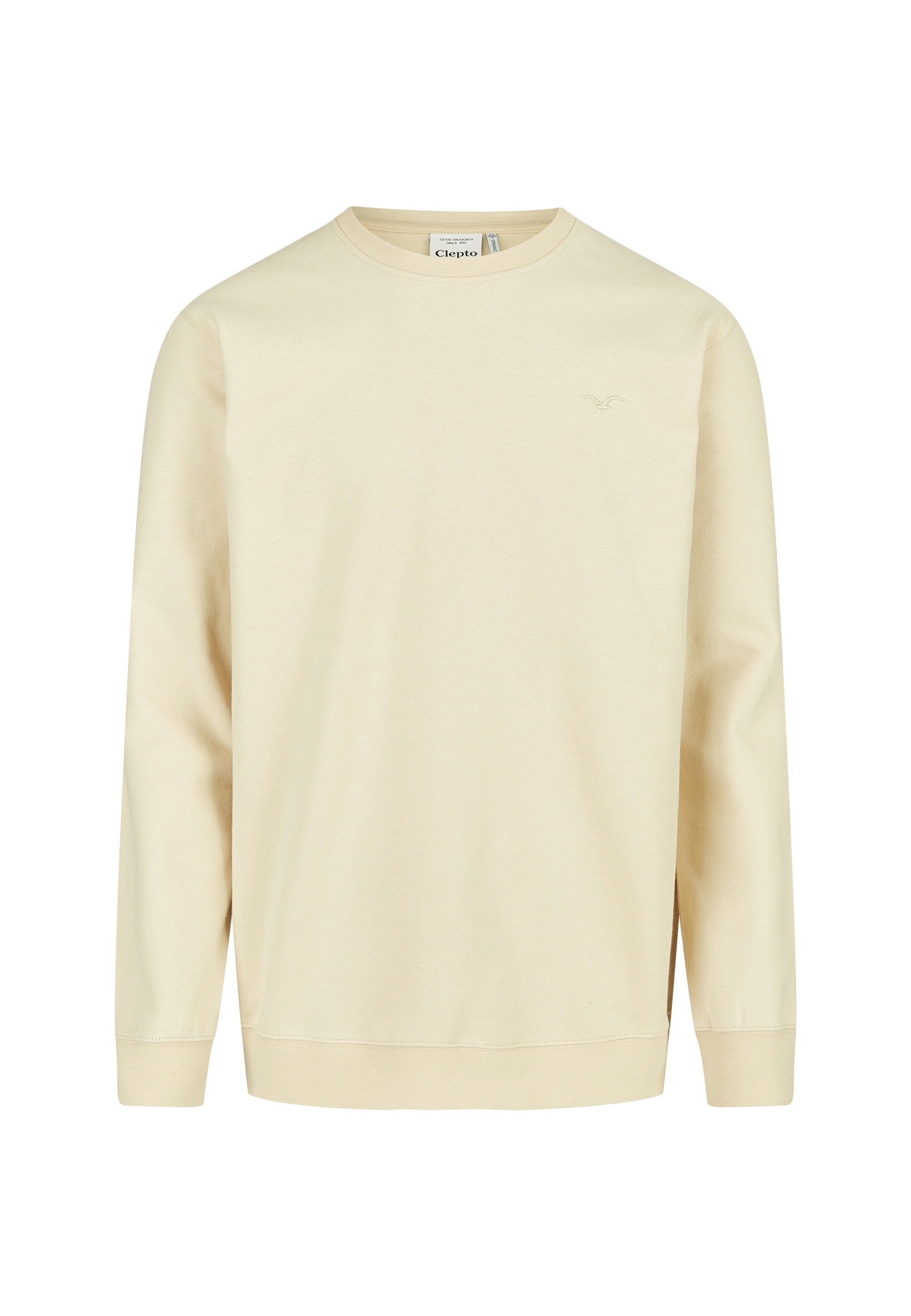 Cleptomanicx Sweatshirt »Ligull«, mit kleiner Möwen-Stickerei