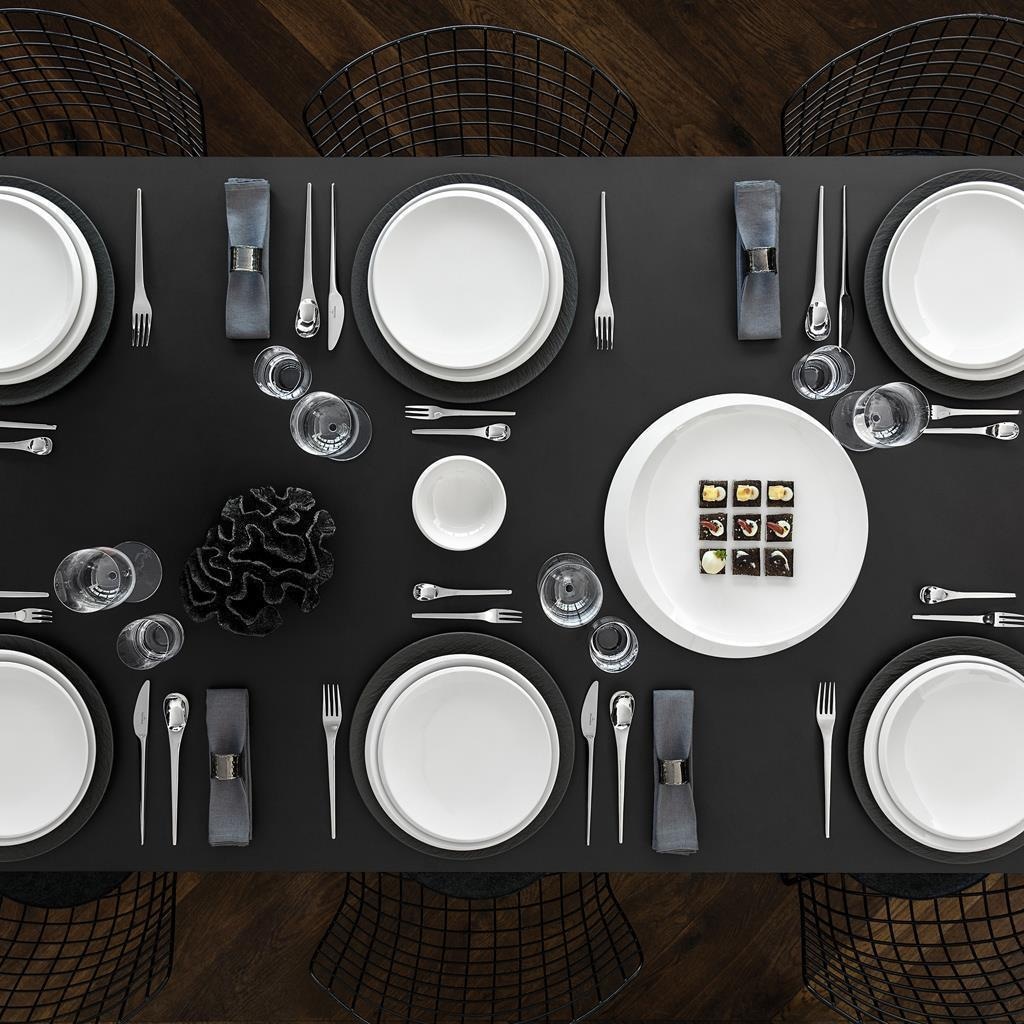 Villeroy & Boch Besteck-Set »Tafelbesteck NewMoon 180er Set silber« Spülmaschinenfest