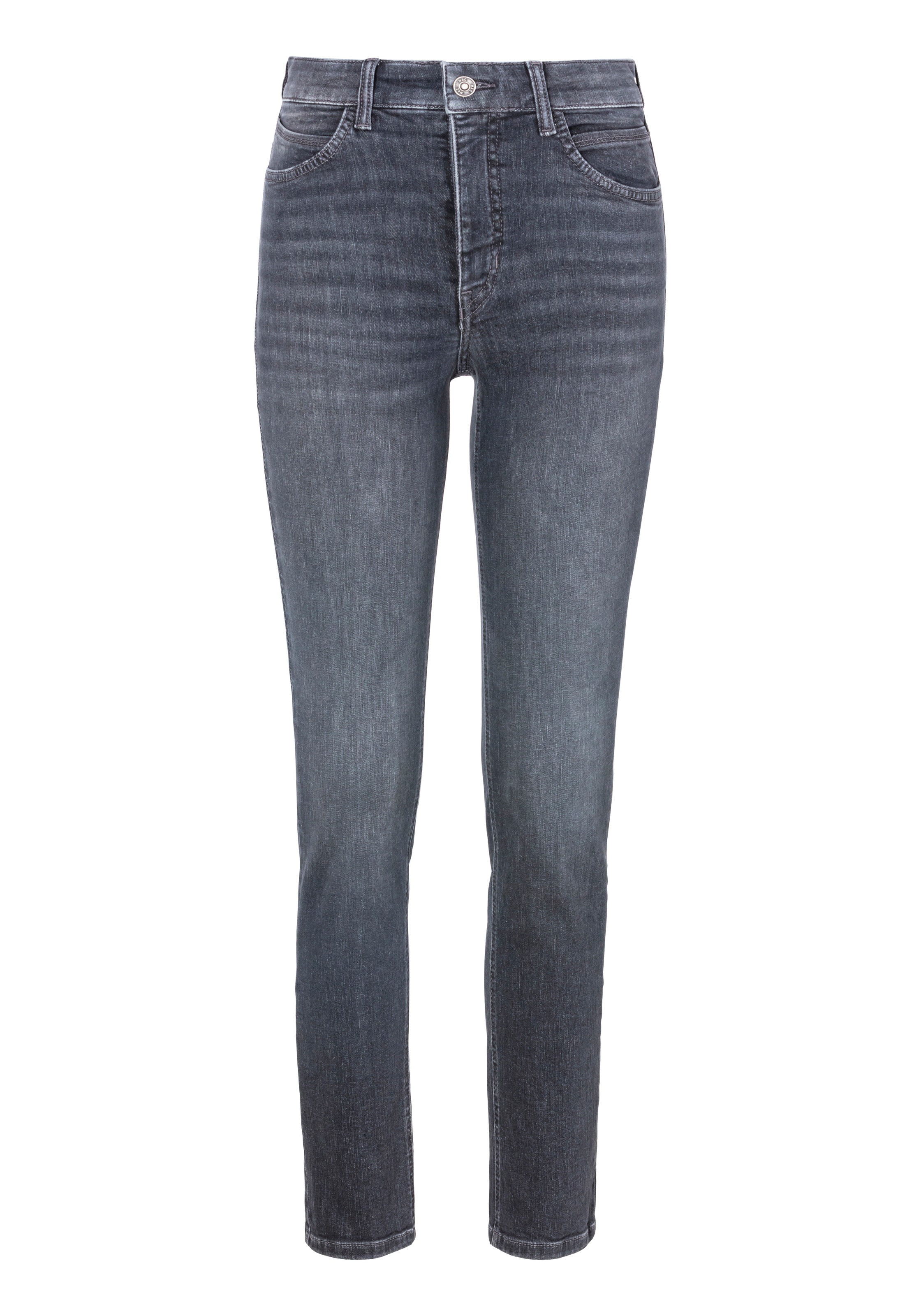 MAC Melanie Straight Jeans Grey Heavy Used Wash 42 3
