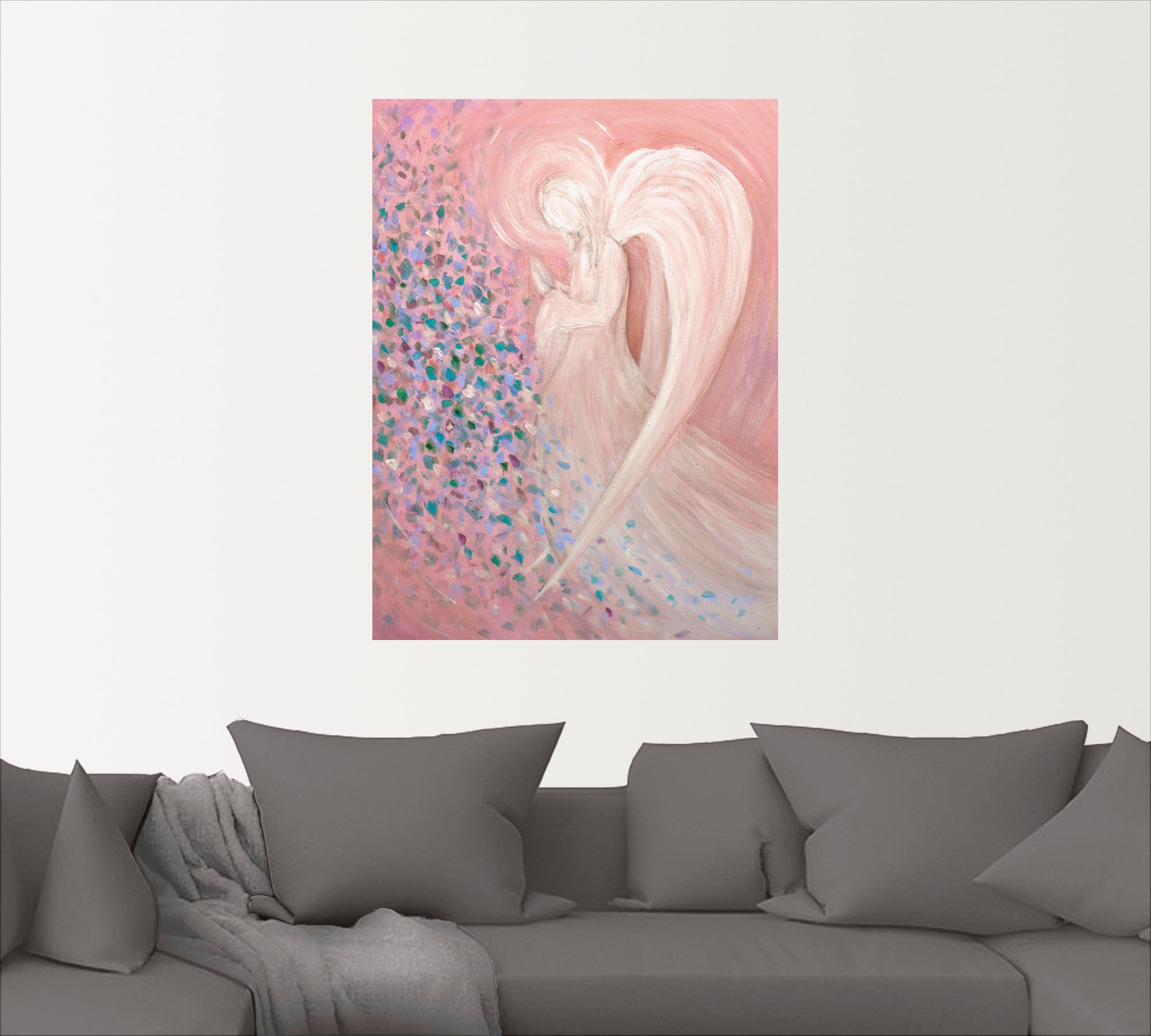 Artland Wandbild »Engelbild - pastell«, Religion, (1 St.), als Alubild, Outdoorbild, Leinwandbild, Poster, Wandaufkleber