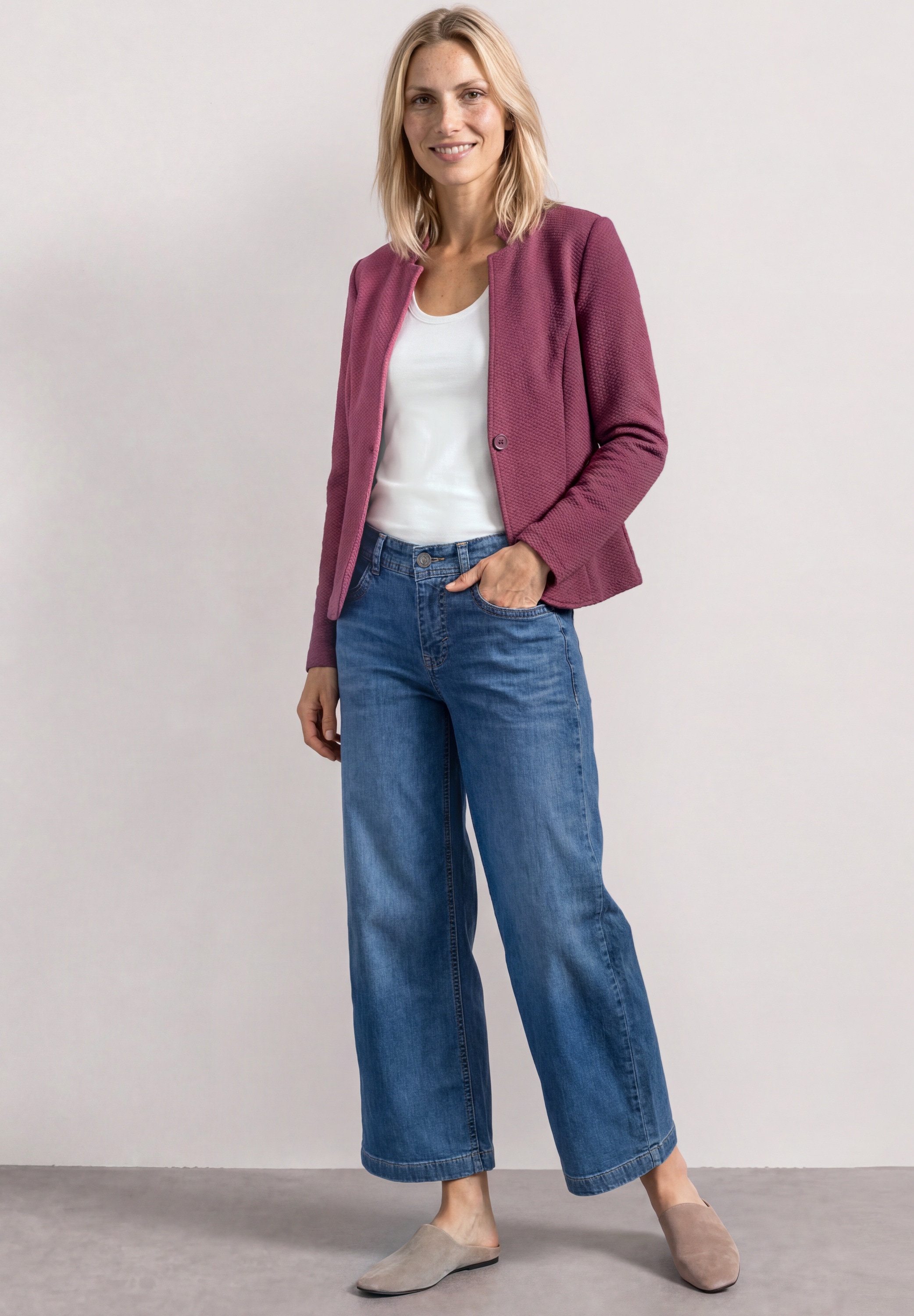 STREET ONE Kurzblazer mit Reverskragen