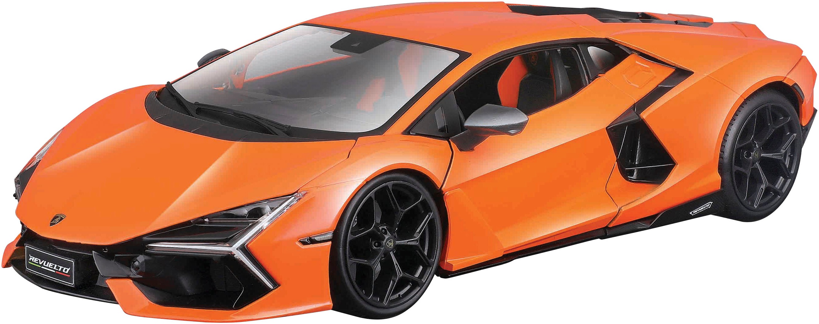 MAISTO Kinder Sammlerauto "Lamborghini Revuelto '23", orange, Kunststoff, Metallspritzguss, B:11,5cm H:6,5cm L:27,5cm, Modellfahrzeuge
