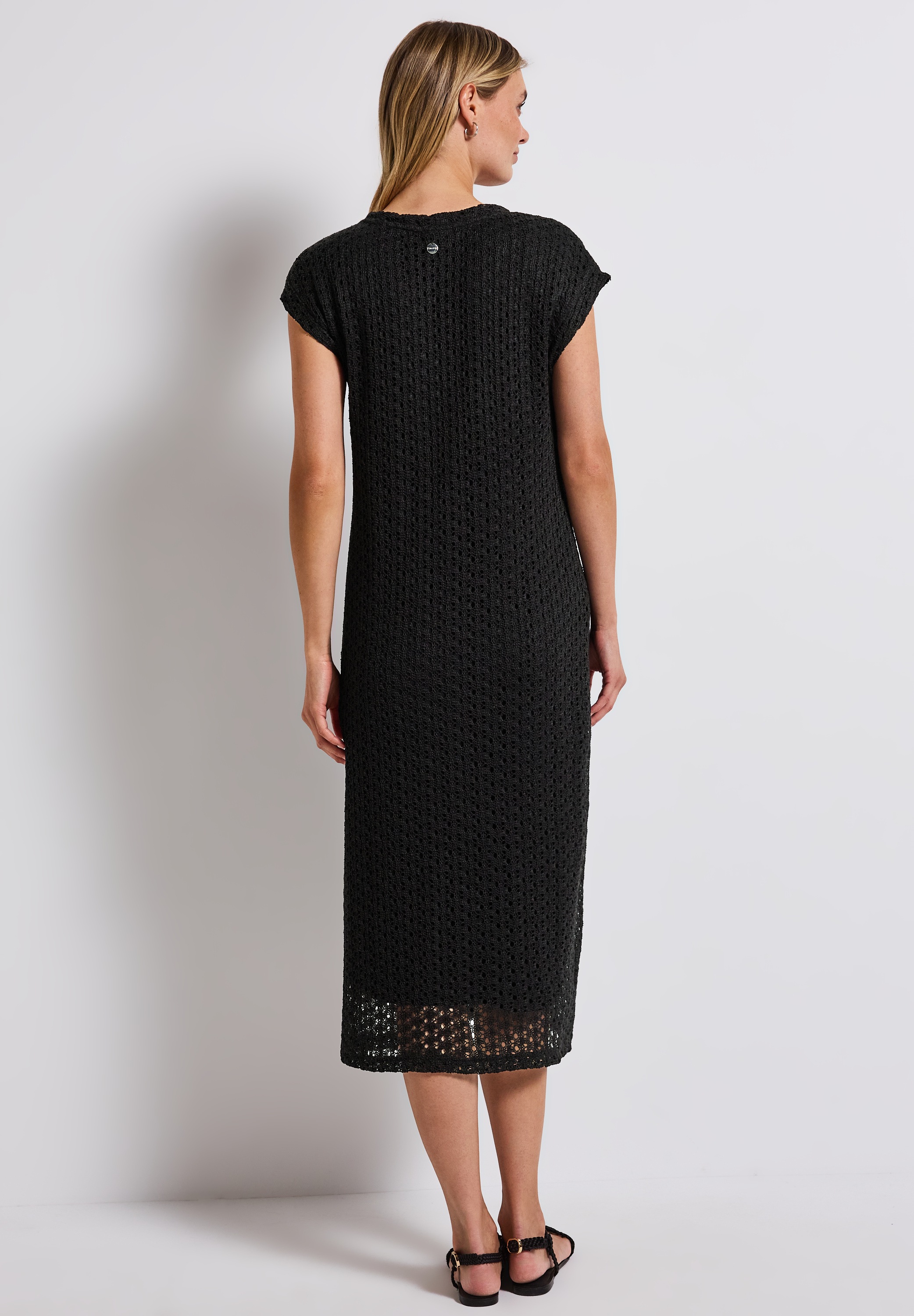 STREET ONE Midikleid, in Unifarbe günstig online kaufen