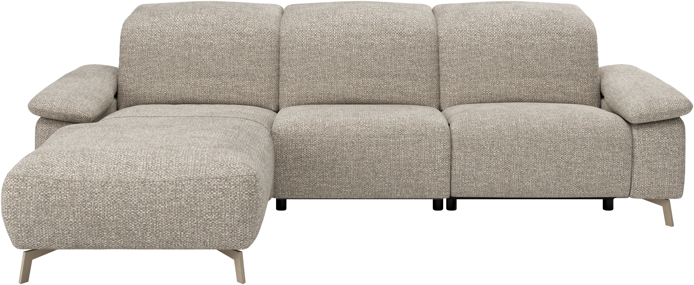 Musterring Ecksofa "MR 370, intelligenter Komfort im modernen Design" Optionale Relaxfunktion, flexible Kopfteile & klappbare Armlehnen
