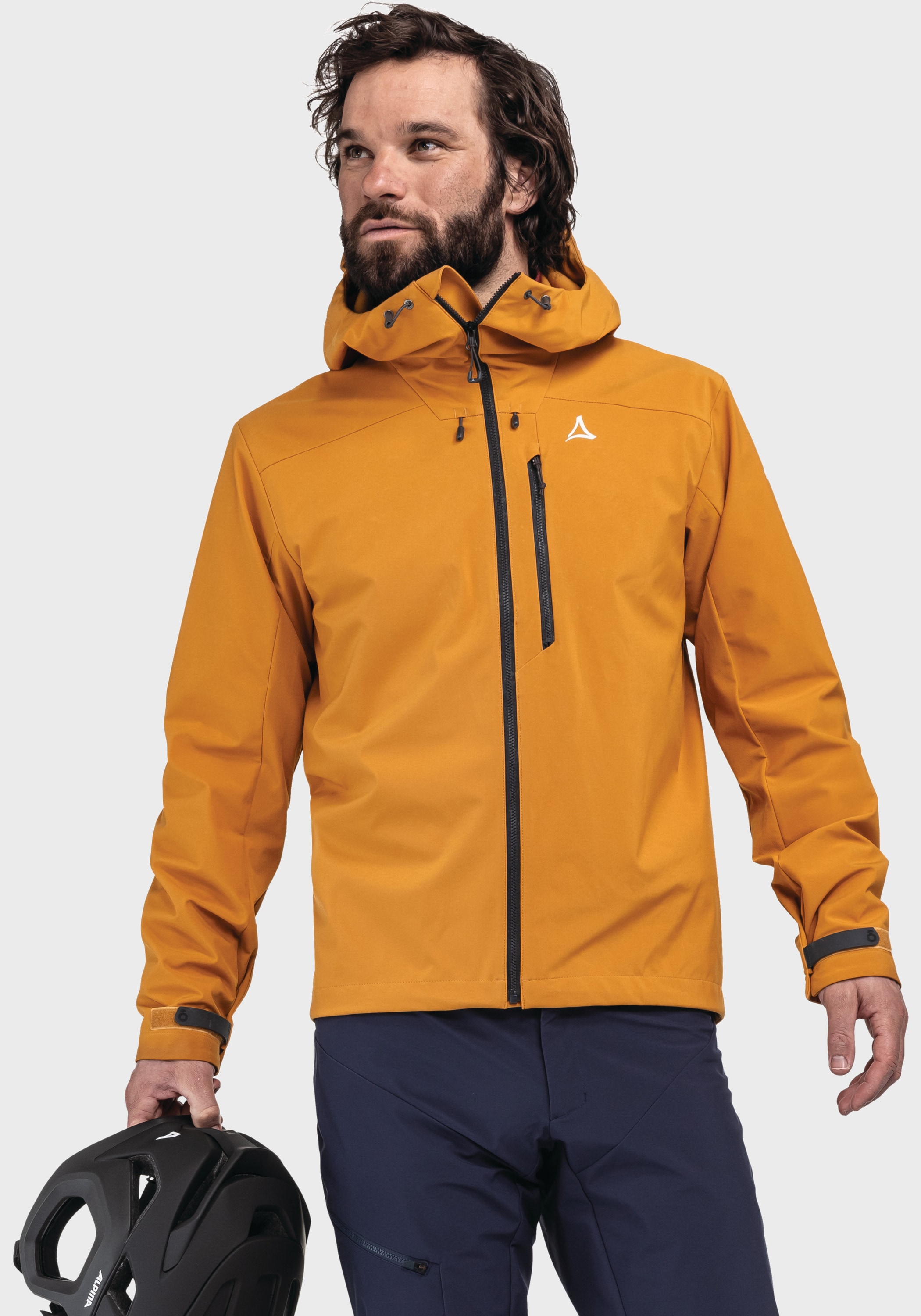 Schöffel Outdoorjacke »Bike Hybrid Jk Style Salza MNS«, mit Kapuze