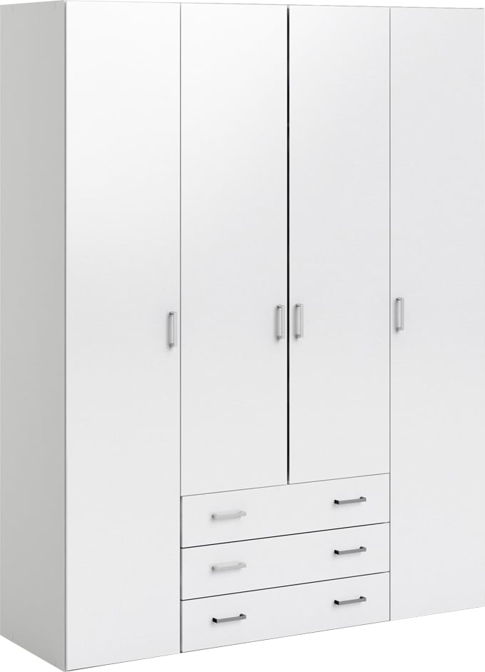 200,4 graue x ca. Kleiderschrank, Gr. BAUR | cm Stauraum, Home Stangengriffe, 154 affaire Mit viel x 49,5