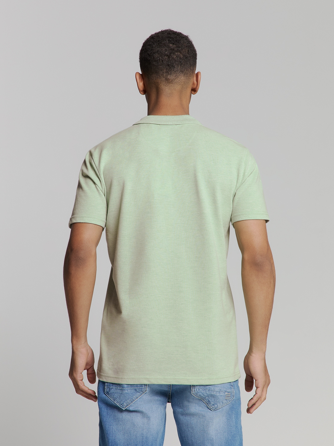 NO EXCESS Poloshirt »No Excess Poloshirt Polo Melange«