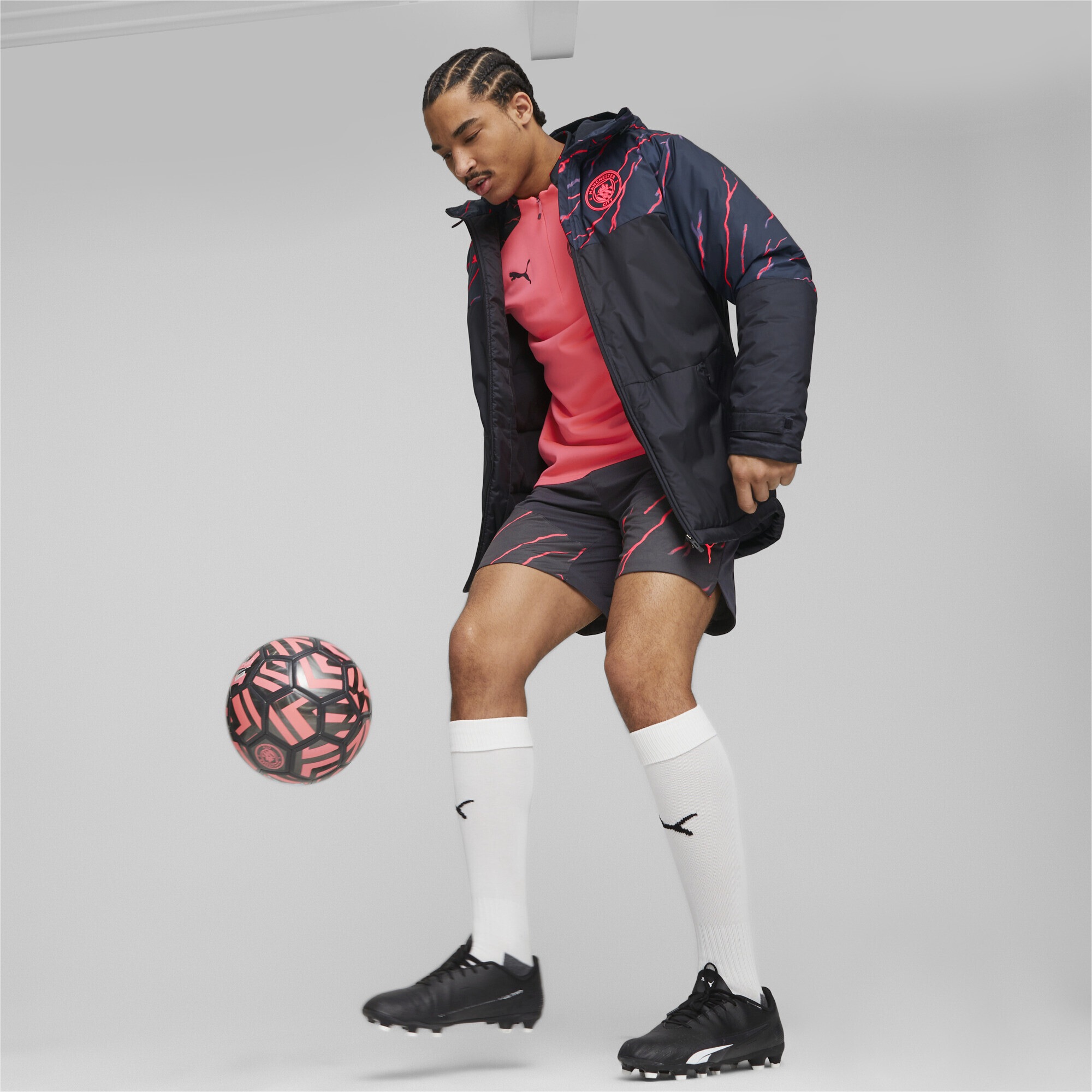 PUMA Winterjacke »Manchester City Football Graphic Winterjacke Herren«