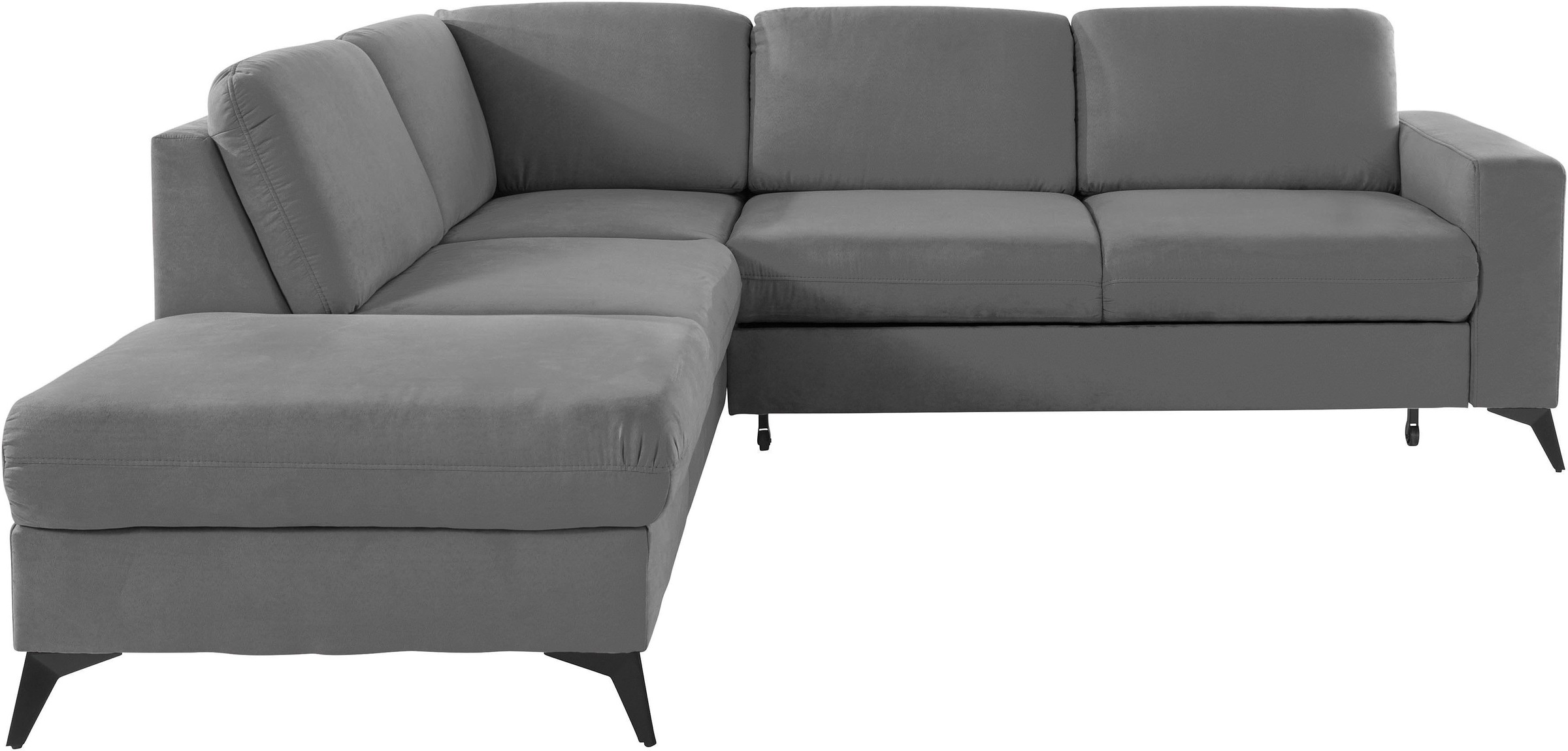 Home affaire Ecksofa "Lolland L-Form" Wahlweise mit Bettfunktion und Staura günstig online kaufen