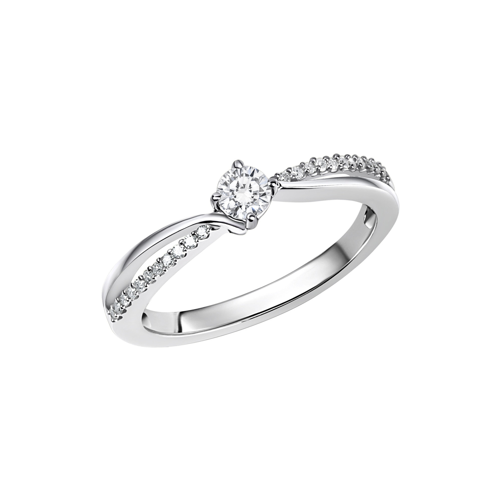 Diamonds by Ellen K. Fingerring »Gold 585 mit 25 Brillanten zus. 0,25ct.«