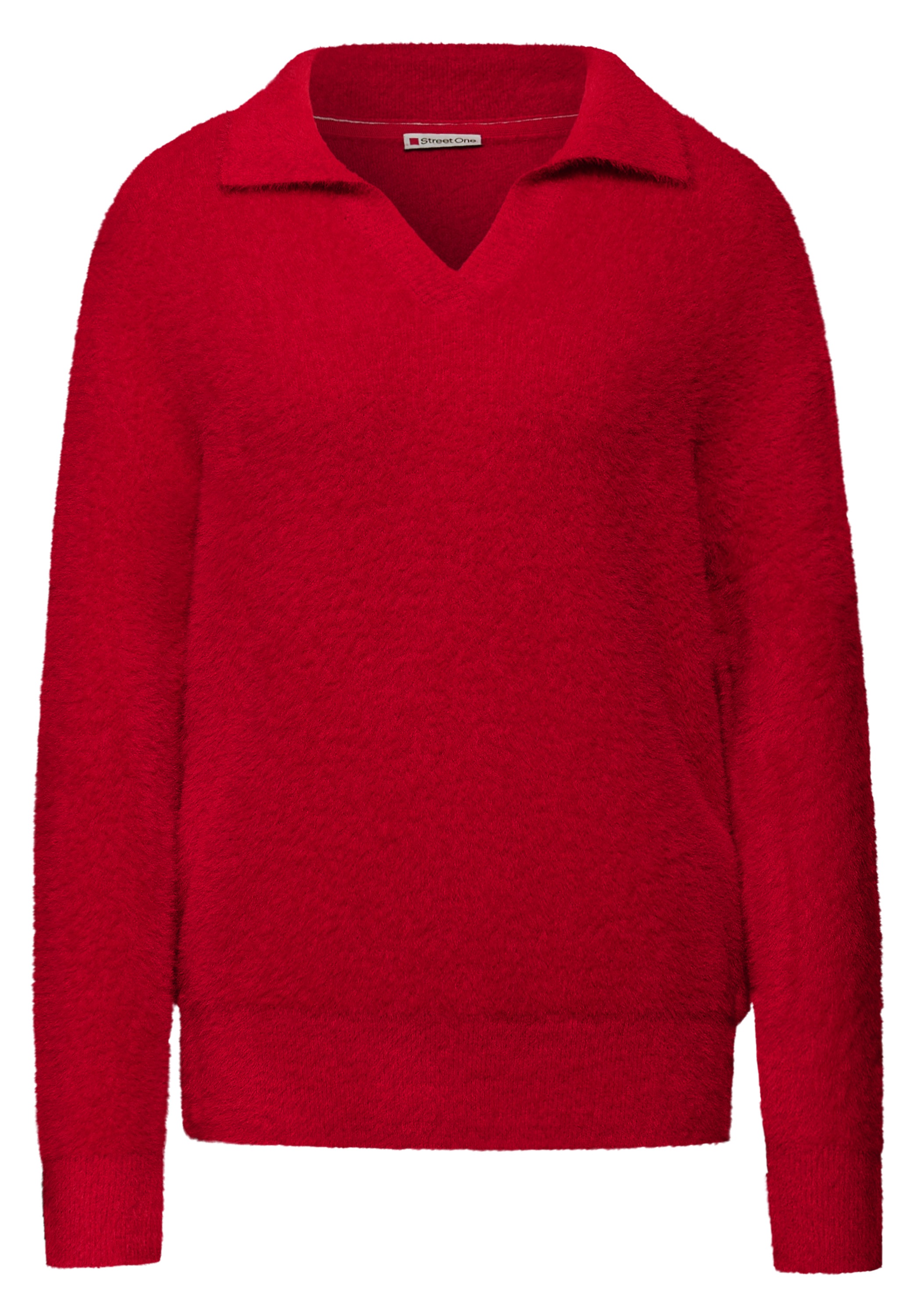 STREET ONE Strickpullover, aus softem Materialmix