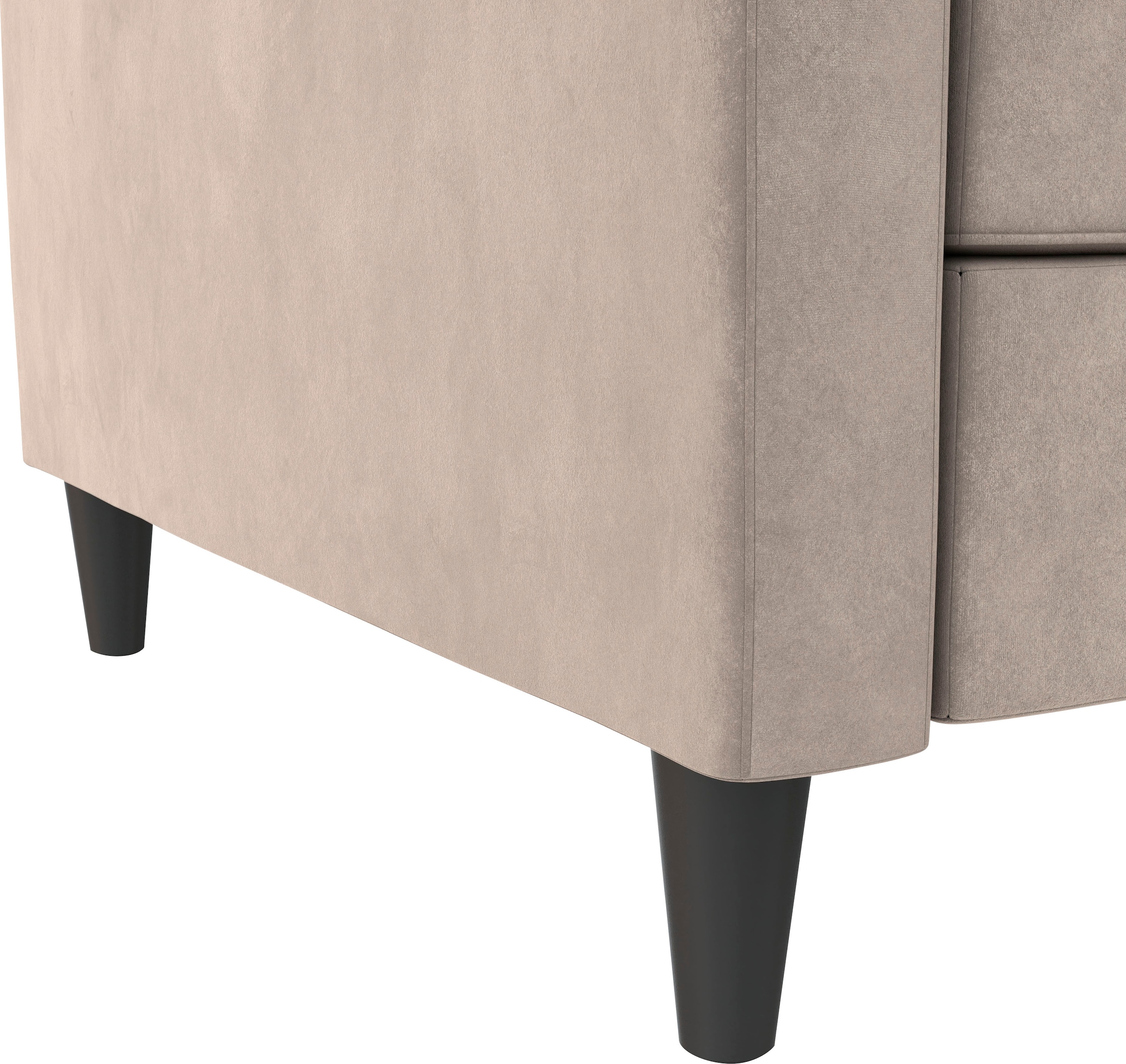 Dorel Home 3-Sitzer »Celine«, Rückenlehne 2-teilig und 3-fach verstellbar, Sitzhöhe 43 cm