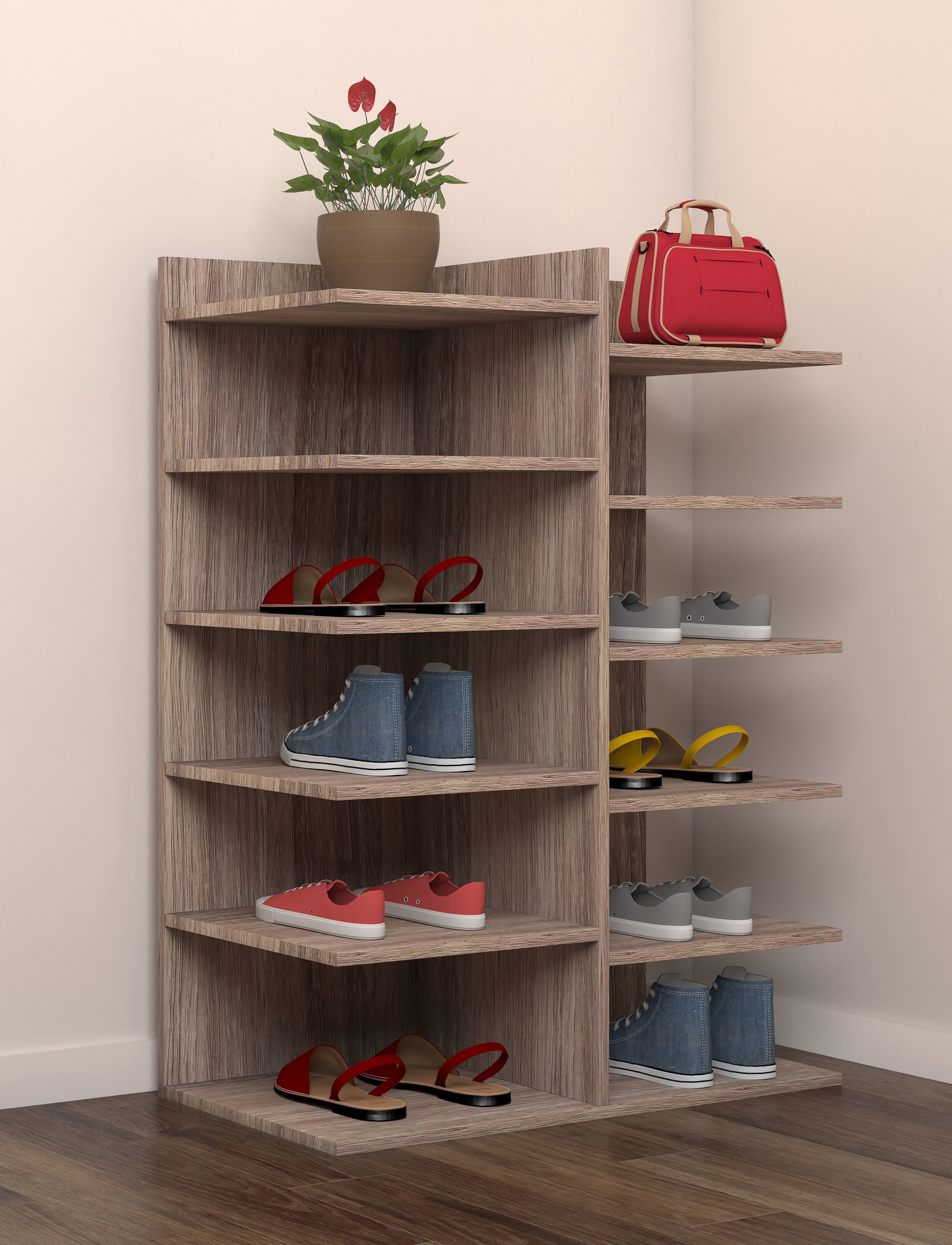 VCM Schuhschrank »Schuhregal Schuhschrank Schuhkommode Enosa«