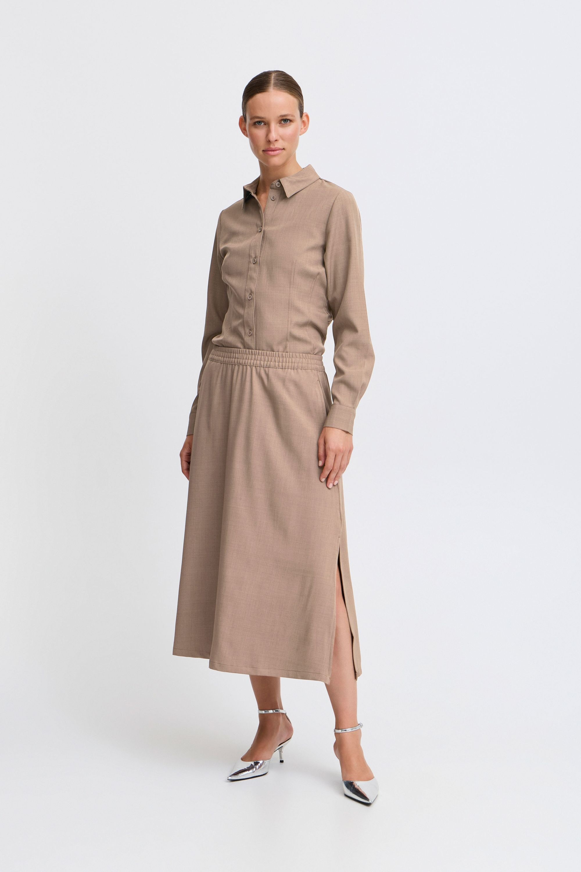 b.young A-Linien-Rock »A-Linien-Rock BYMMMIDDE LONG SKIRT -«