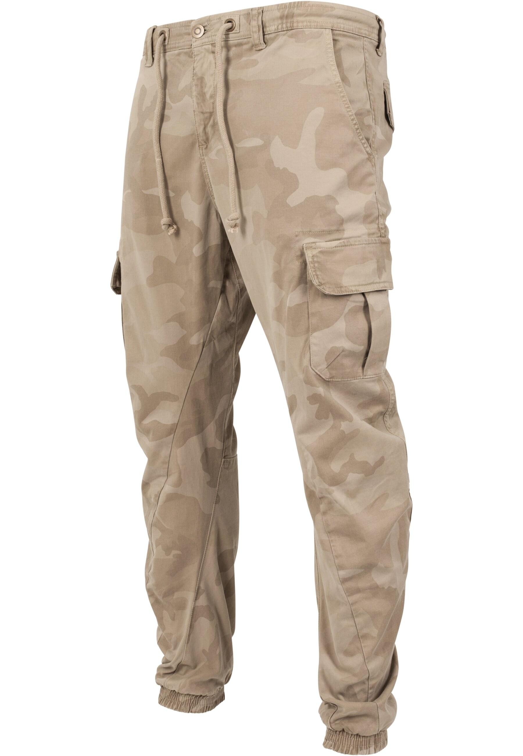 URBAN CLASSICS Cargohose »Urban Classics Herren Camo Cargo Jogging Pants«, (1 tlg.)