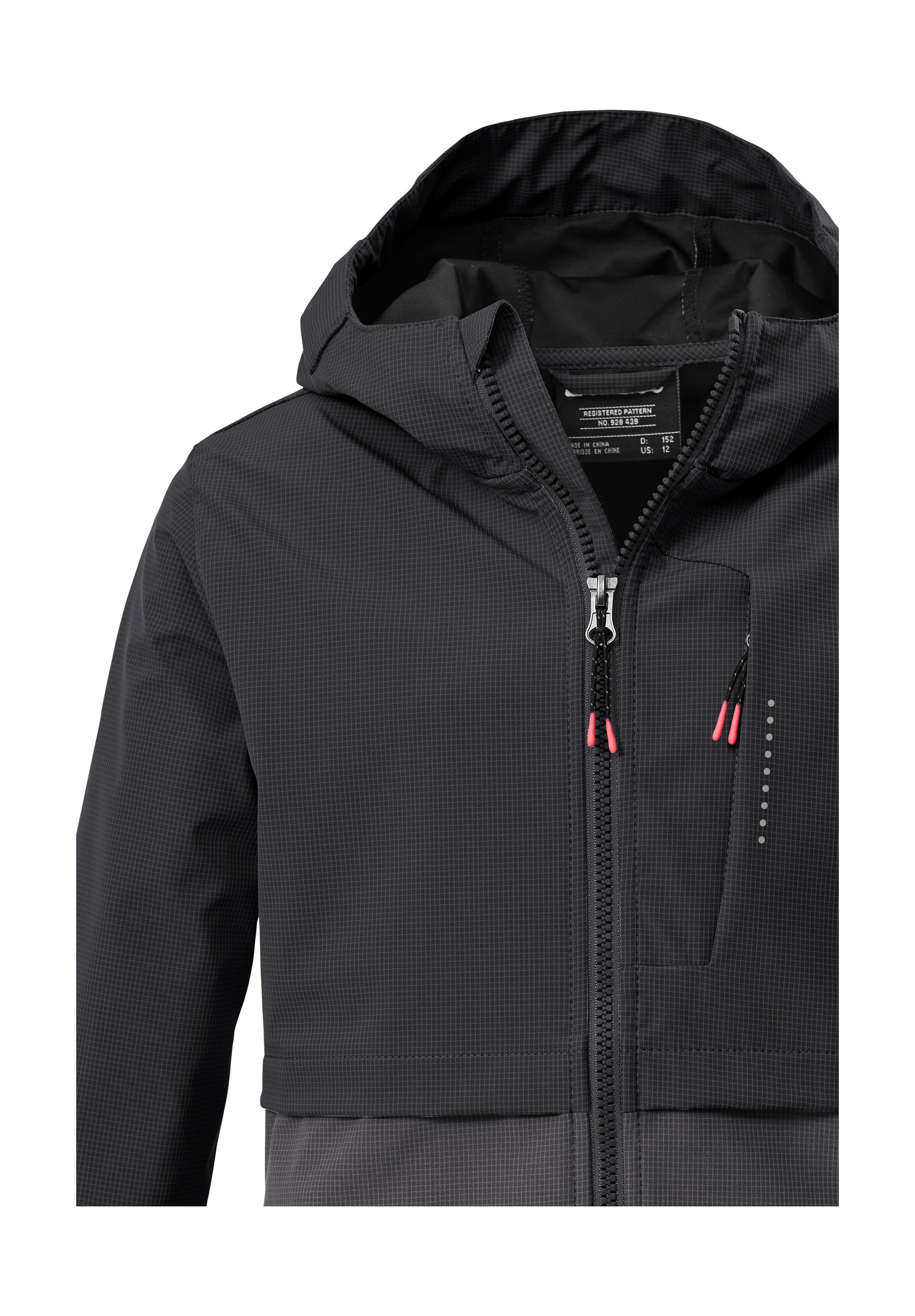 Killtec Softshelljacke »KOS 153 GRLS SFTSHLL JCKT« Winddichte, wasserabweisende Softshelljacke mit Kapuze