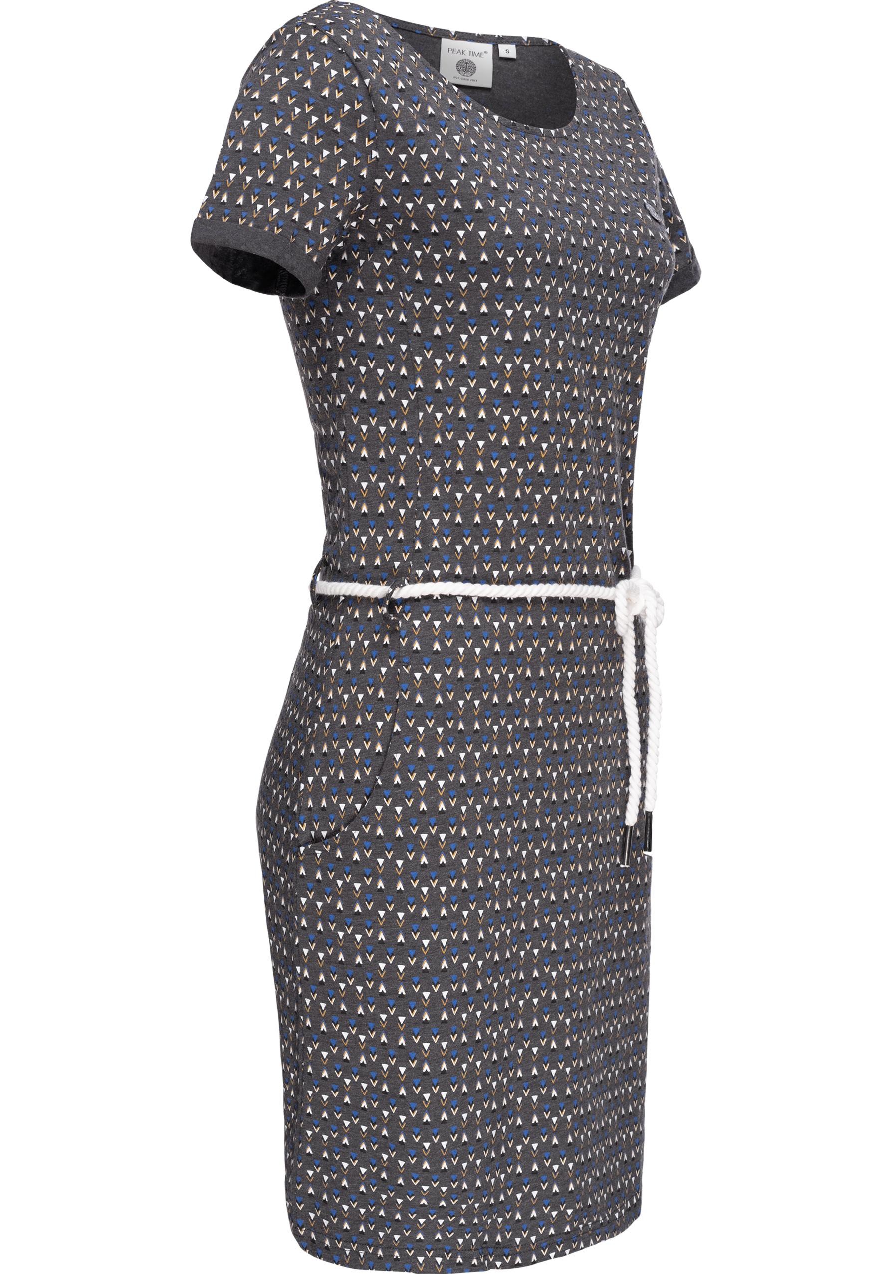 PEAK TIME Sommerkleid "L80022" Eingrifftaschen leichtes Jersey Strandkleid günstig online kaufen