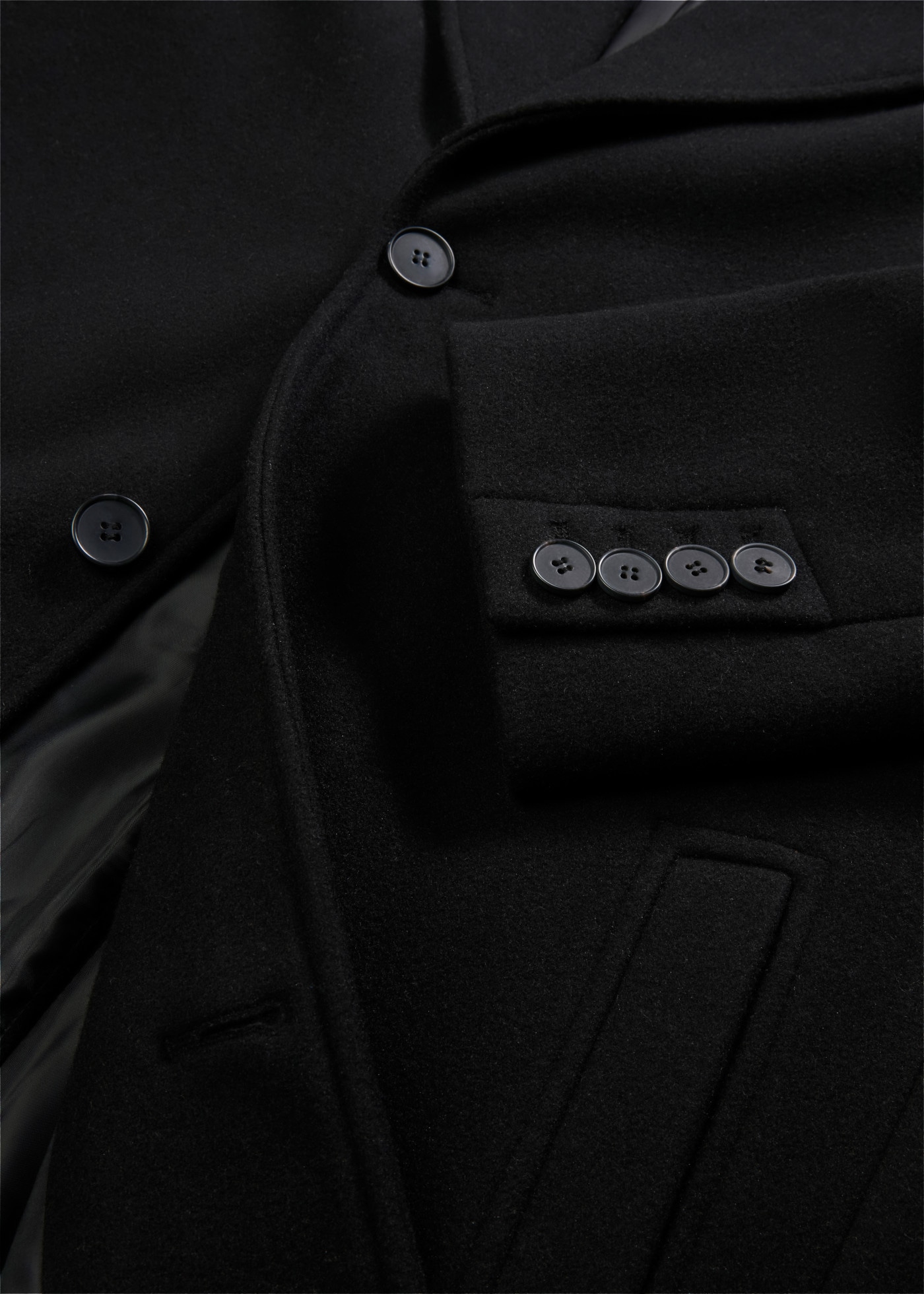 bonprix Kurzmantel im Cabanjacken-Stil, mit Woll-Anteil, Regular Fit