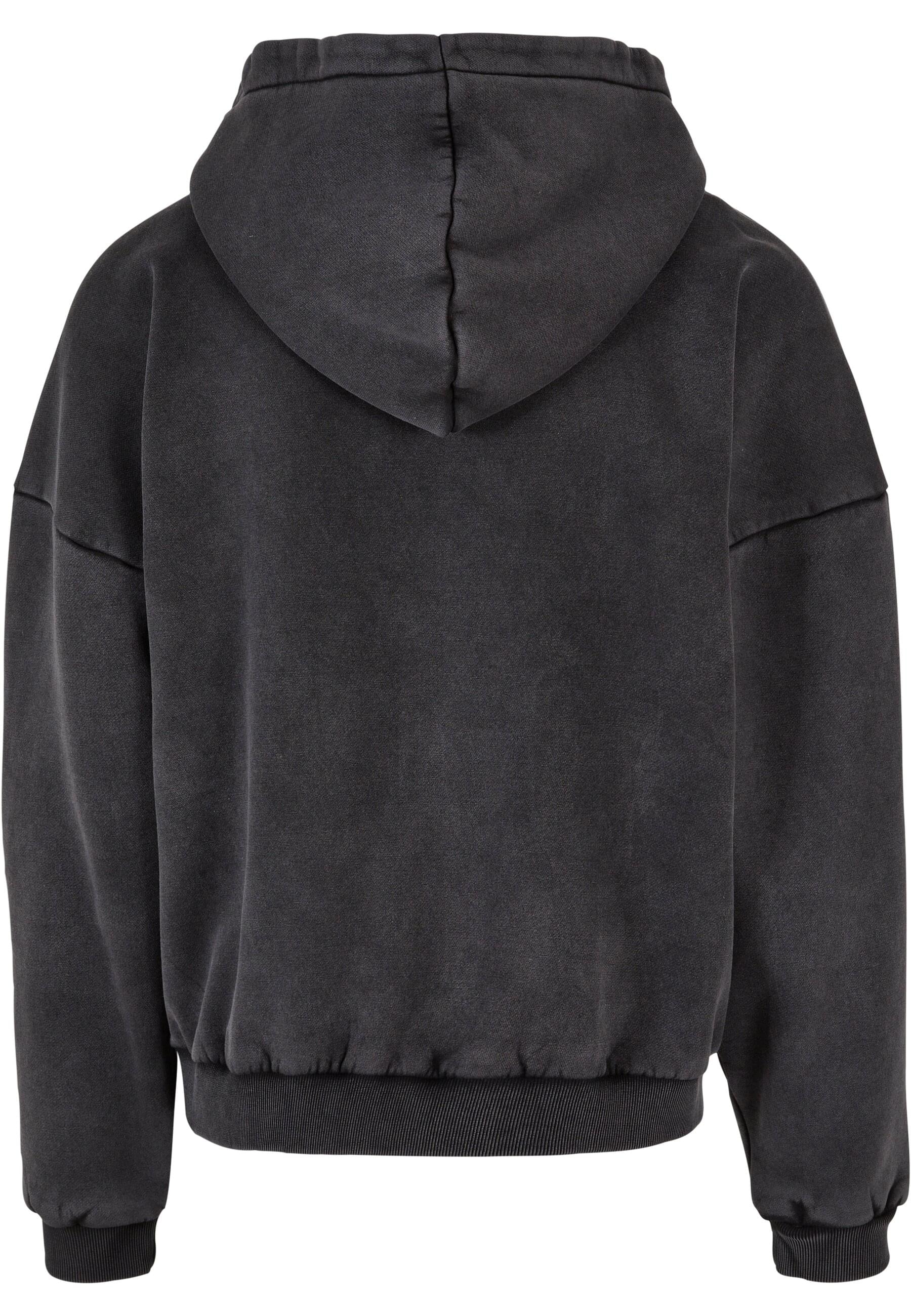 URBAN CLASSICS Sweatjacke »Urban Classics Herren Heavy Stone Washed 90's Zip Hoodie«
