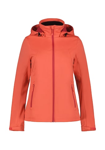 Softshelljacke »D SOFTSHELLJACKE BOISE«, mit Kapuze