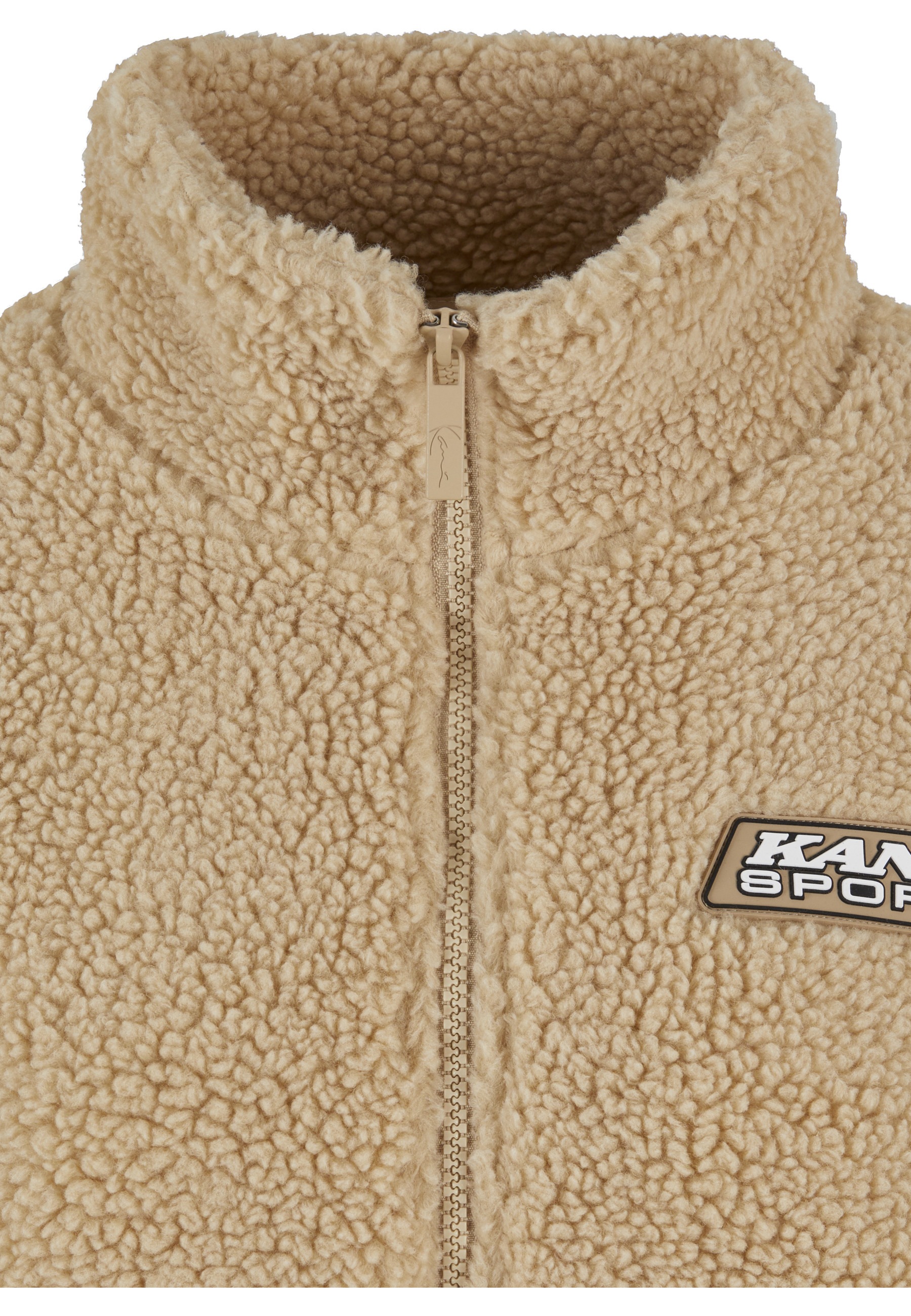 Karl Kani Trainingsjacke »Karl Kani Karl Kani Sport Patch Teddy Block Trackjacket« 1 Stk. tlg. ohne Kapuze