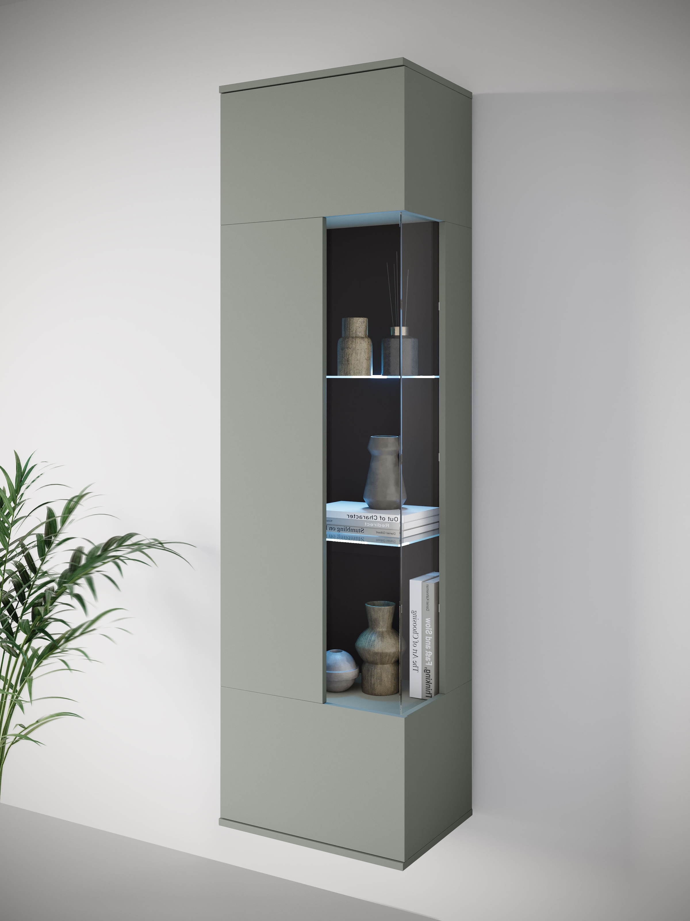 INOSIGN Vitrine "Kenia, stehend und hängend, Türanschlag wechselbar" 1 Stk. günstig online kaufen