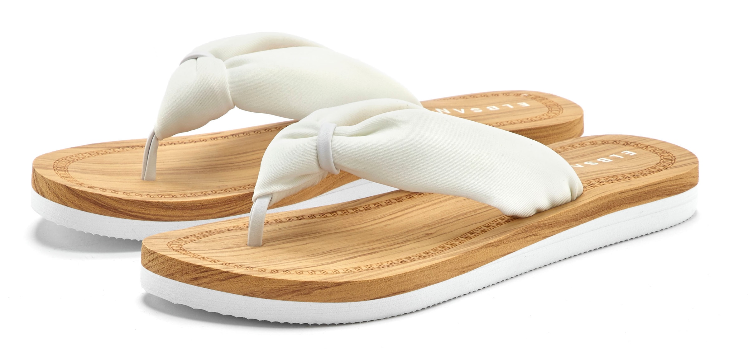 Elbsand Badezehentrenner "Sandale,Badelatsche,Flip Flop,Mule, Pantolette,Badeschuhe,Sommerschuhe" Zehentrenner mit wasserabweisender und ultraleichter Sohle VEGAN