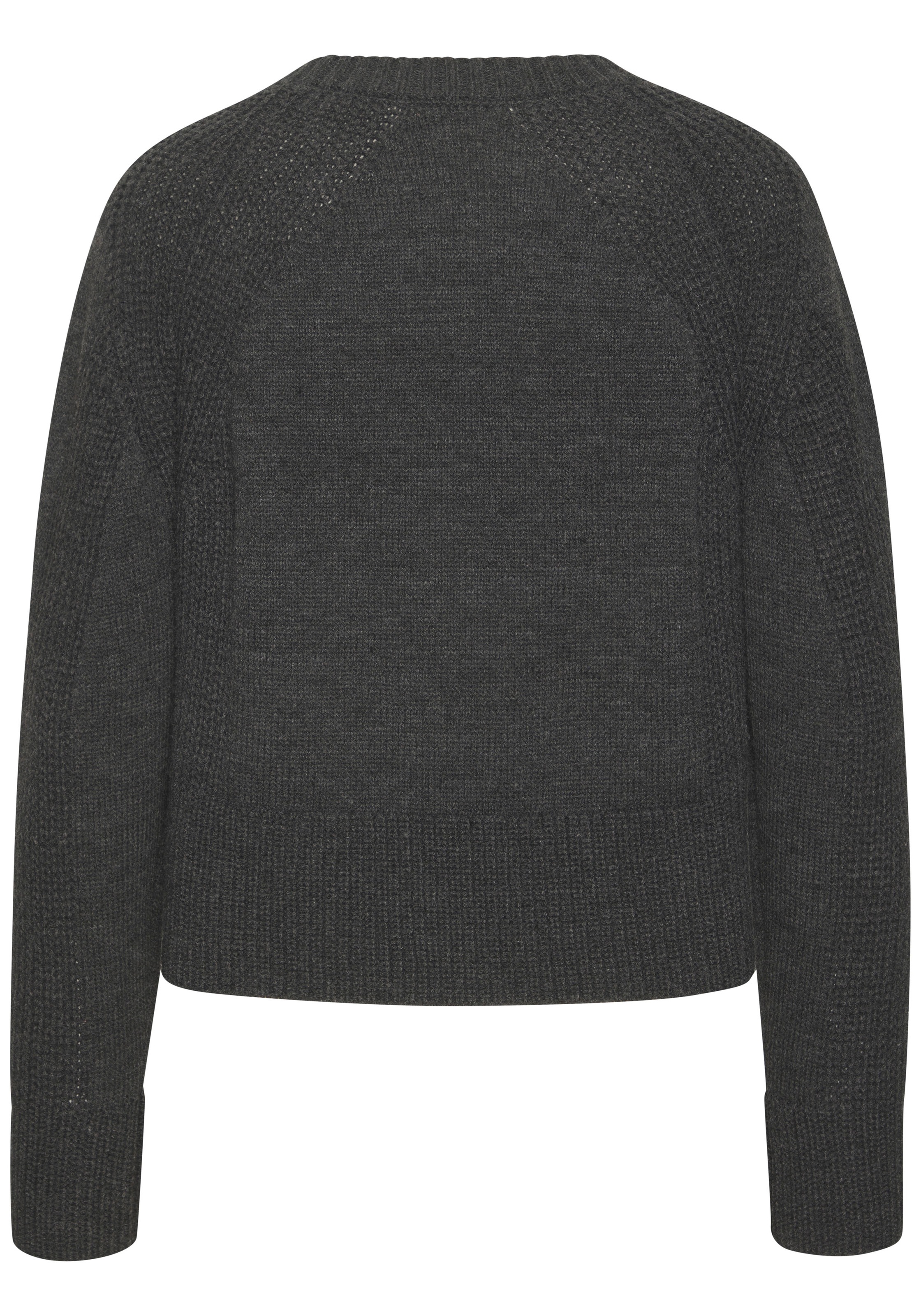 LASCANA Strickpullover, mit Grobstrick-Details, Damen Pullover mit Rundhals