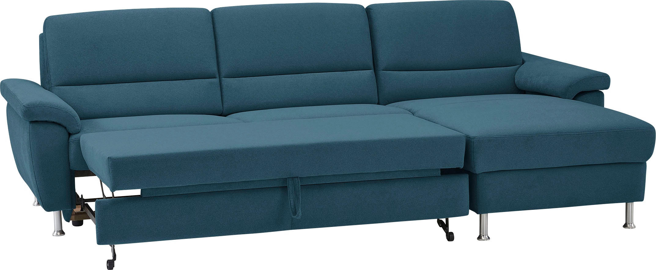 CALIZZA INTERIORS Ecksofa »Onyx L-Form«, Recamiere links oder rechts, wahlweise mit Bettfunktion, Breite 270 cm