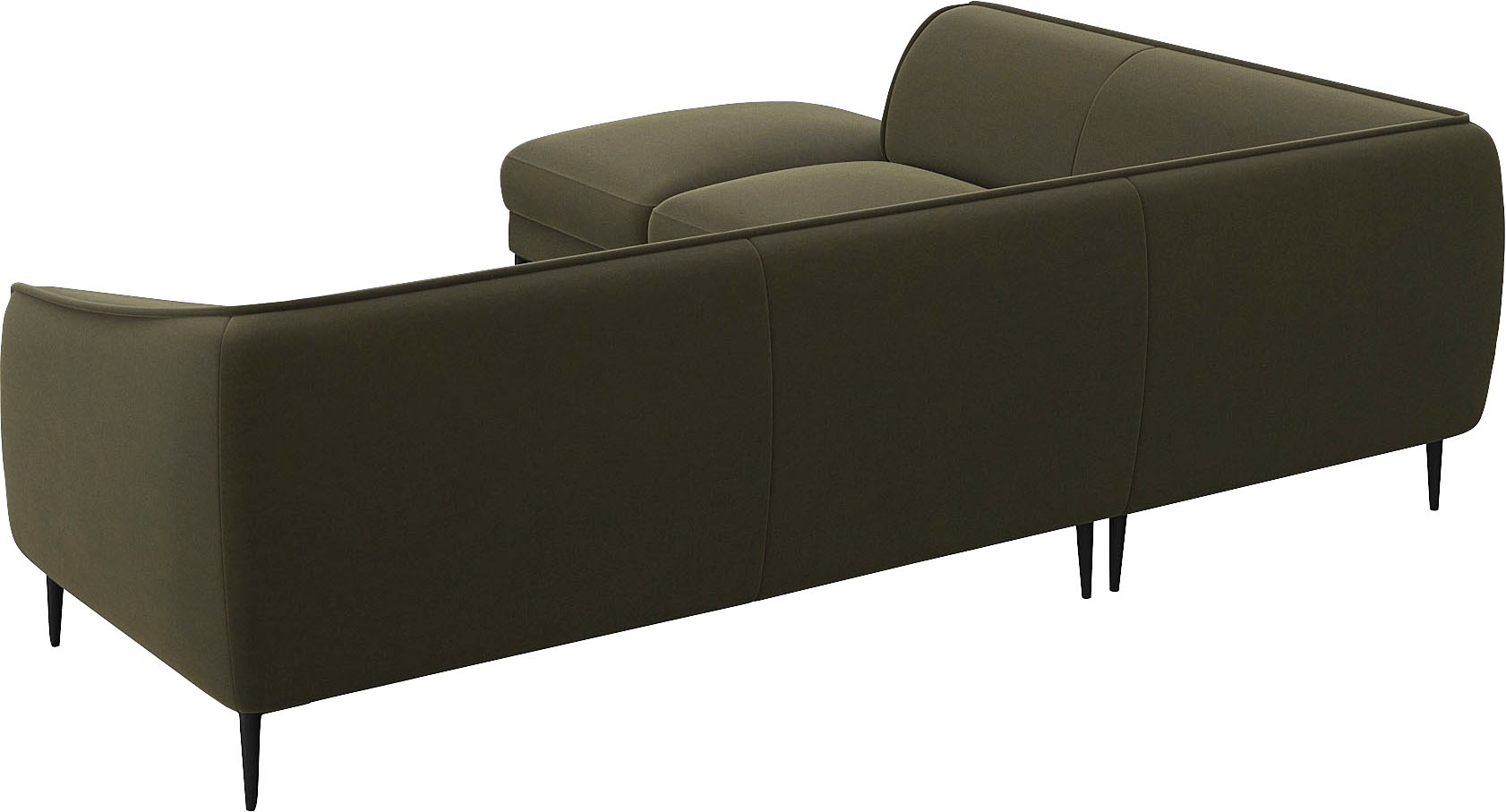 FLEXLUX Ecksofa »Belle Designsofa, L-Form, B/T 268/209 cm«, Skandinavisches Design, In hochwertiger Verarbeitung