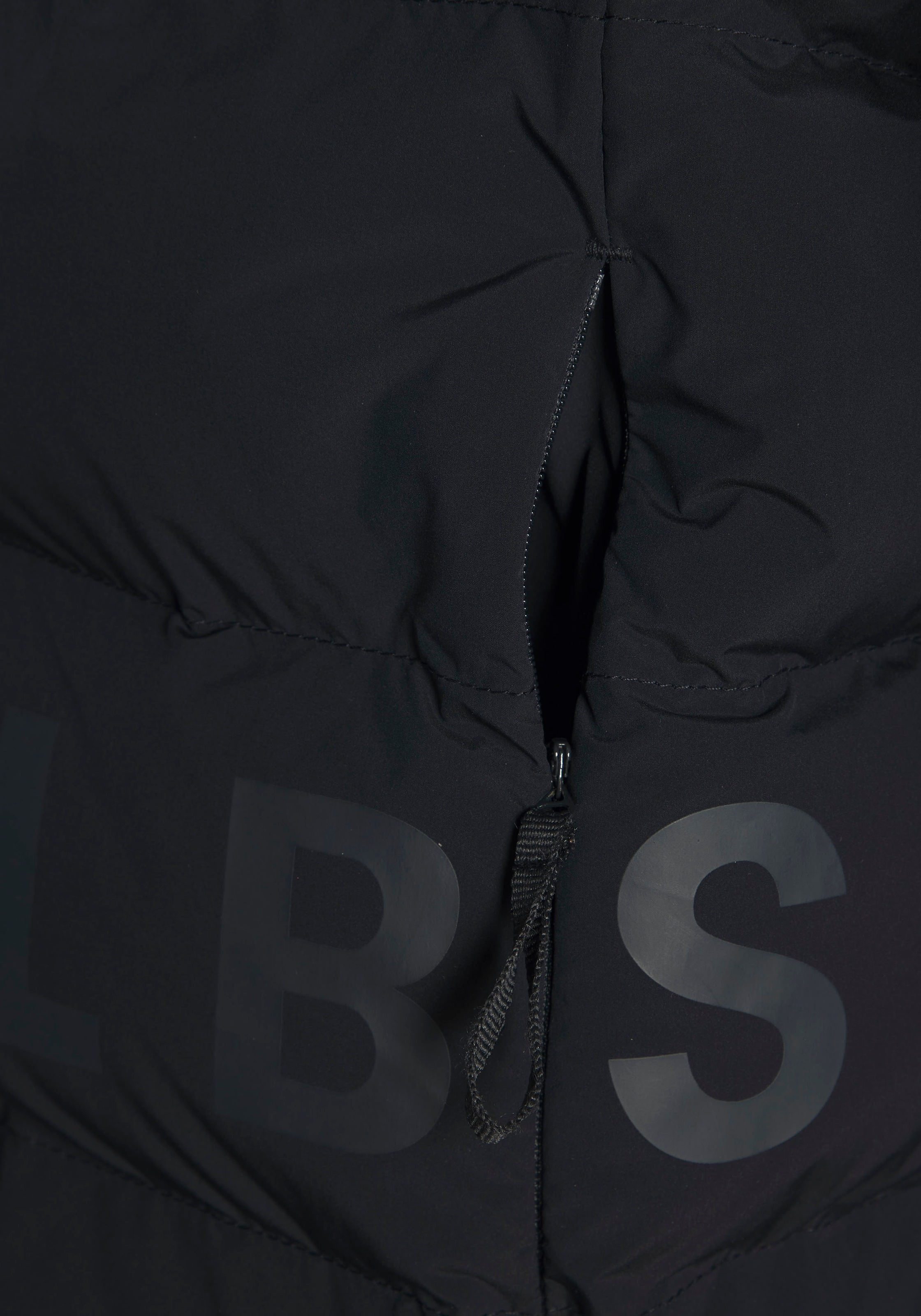 Elbsand Steppjacke, mit großem seitlichen Logo-Print
