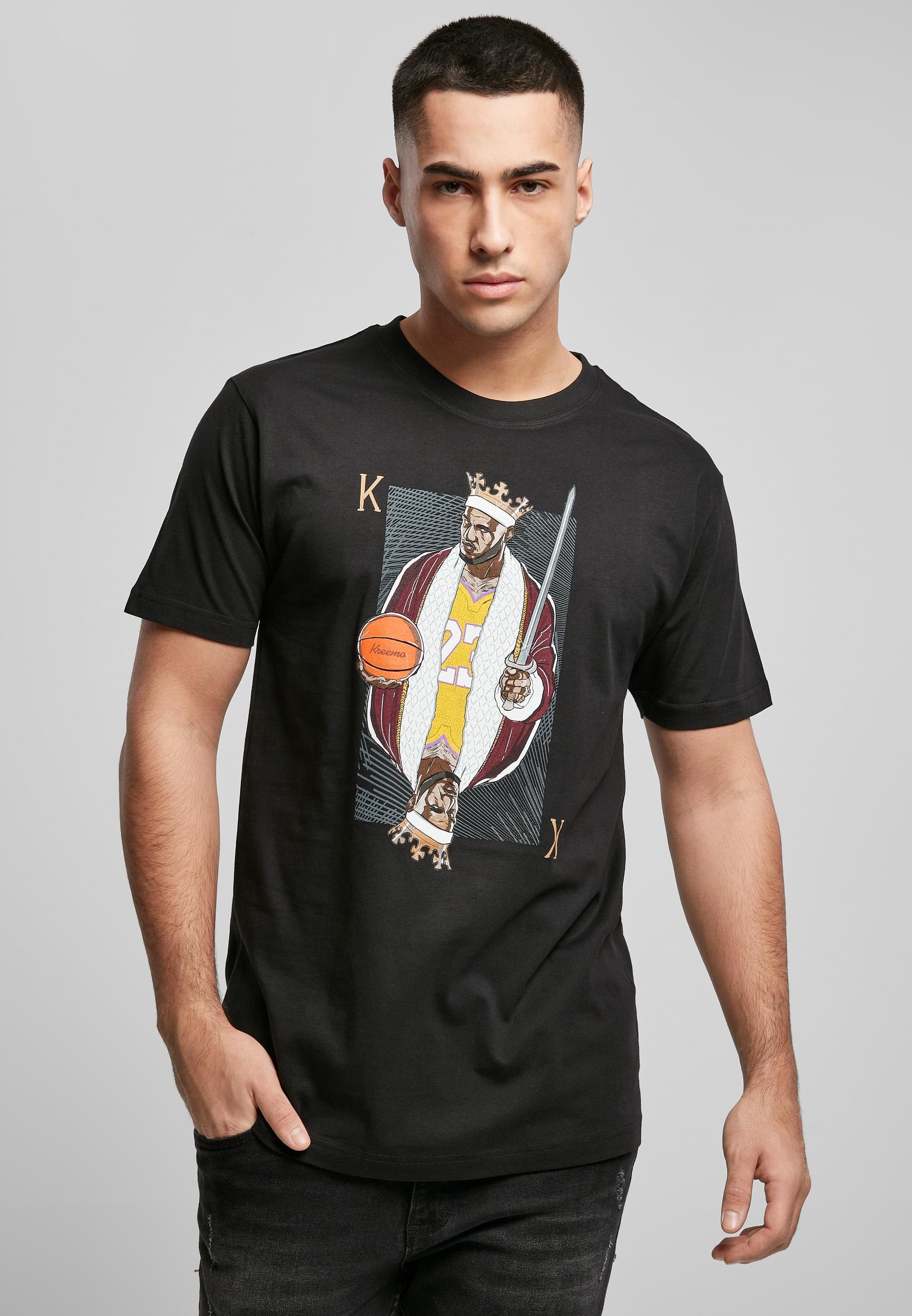 MisterTee T-Shirt »MisterTee Herren King James LA Tee«, (1 tlg.)