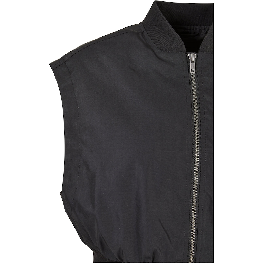 URBAN CLASSICS Steppweste »Urban Classics Damen Ladies Recycled Short Bomber Vest«, (1 tlg.)