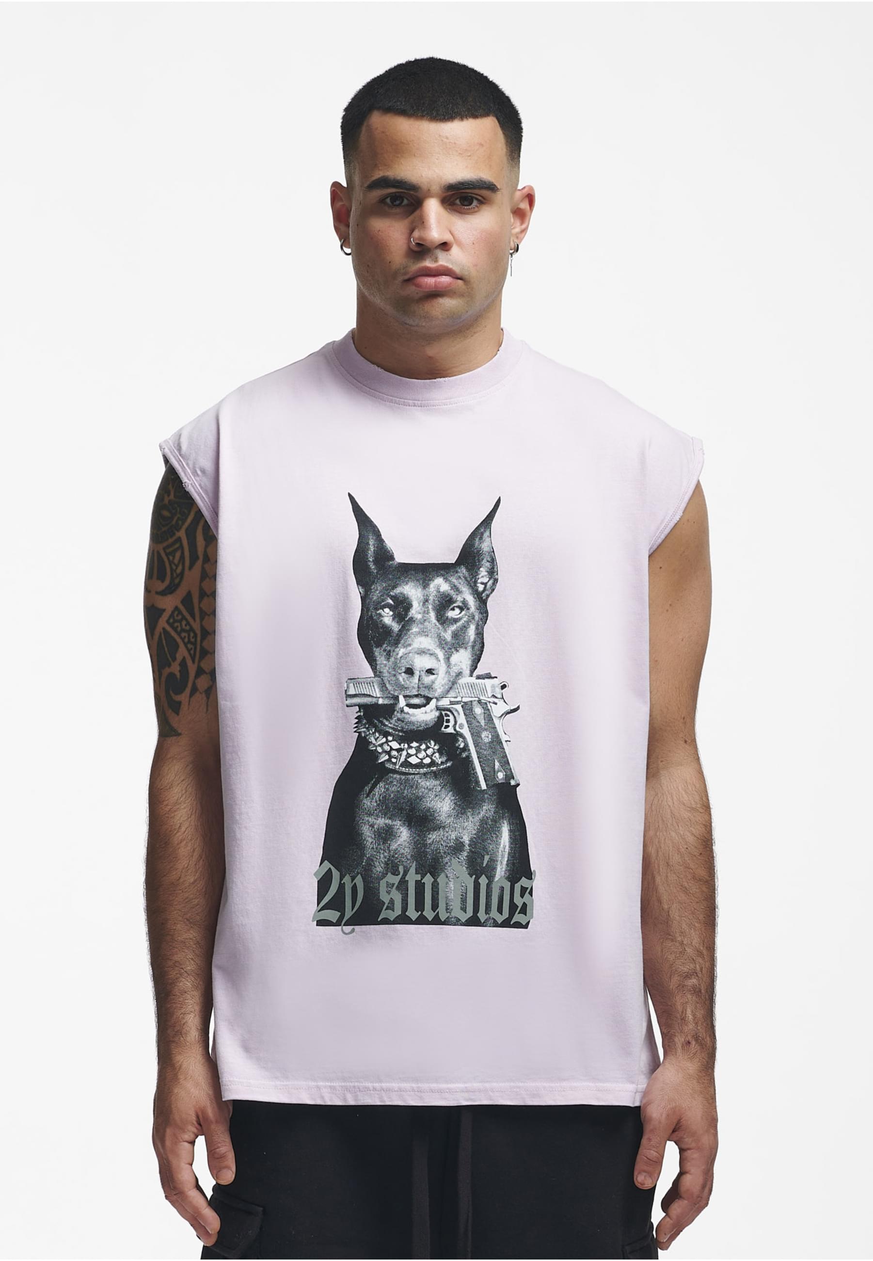 2Y Studios Tanktop »2Y Studios Herren 2Y Doberman Oversize Sleeveless Shirt«, (1 tlg.)