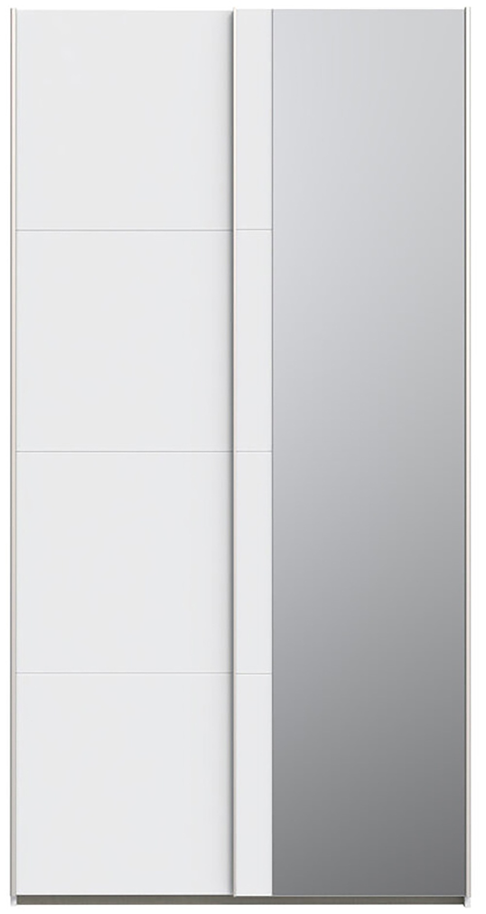 FORTE Schwebetürenschrank, Höhe 2,35 mtr, stehende Montage, Spiegel günstig online kaufen