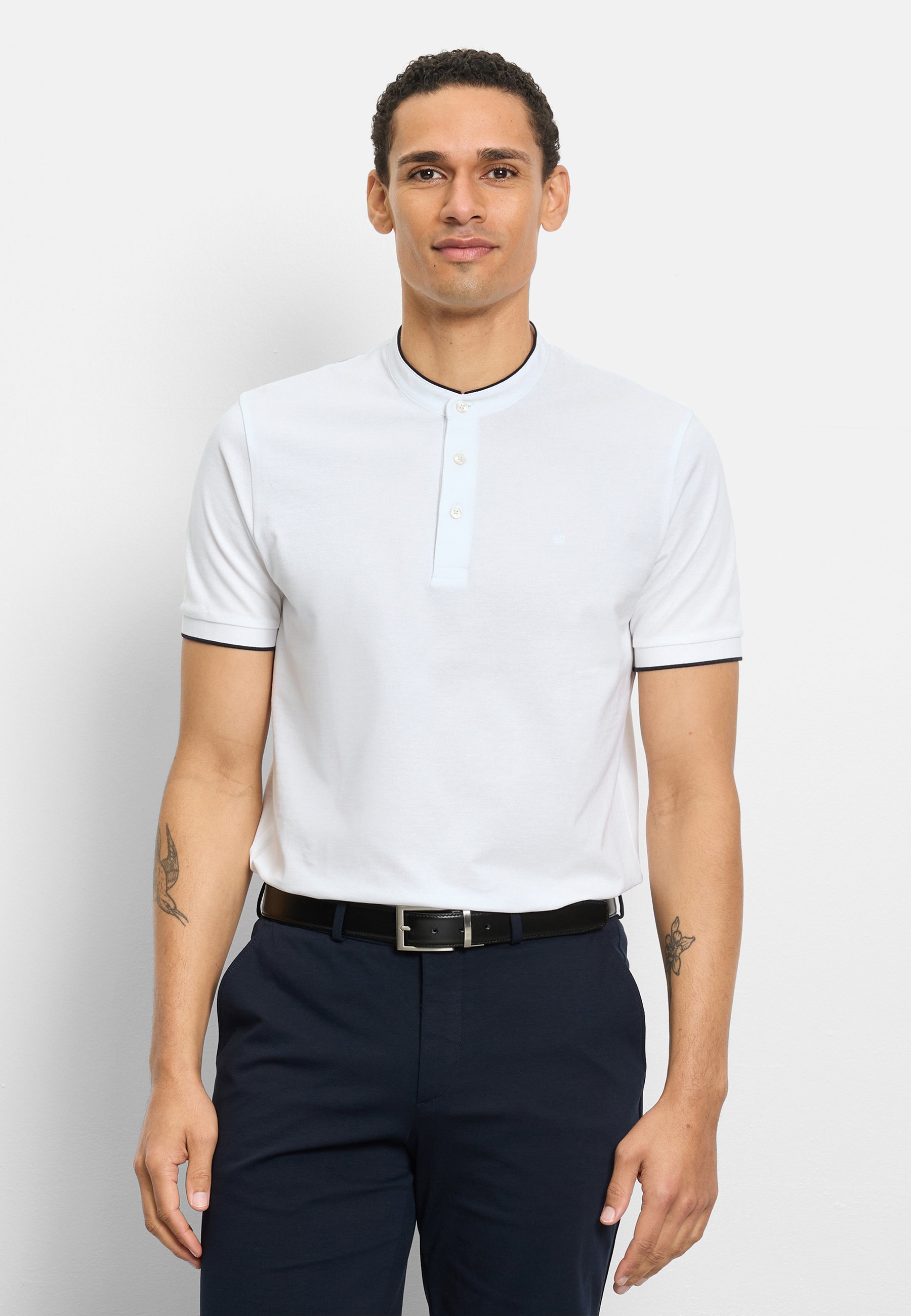 OLYMP Poloshirt "OLYMP Casual Wirk, Polo"