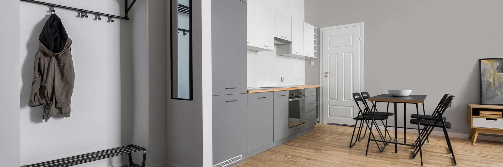 A.S. Création Wandfarbe »Premium Innenwandfarbe PURO Tuchmatt creamy grey« ideal für Wohnzimmer, Schlafzimmer, Flur und Küche, Farbwelt Grau